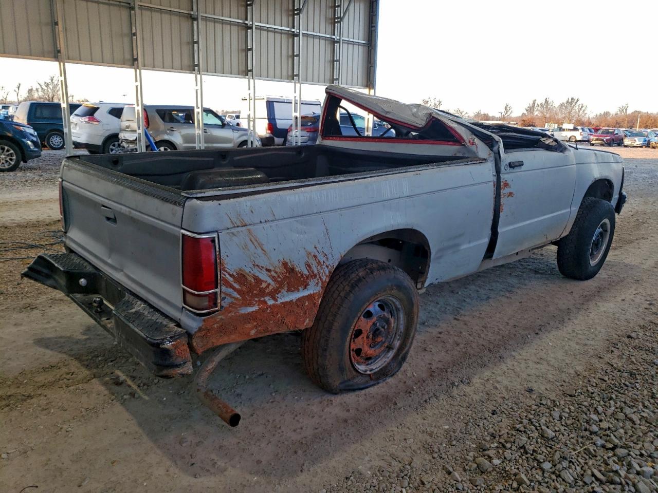 1991 Chevrolet S Truck S10 Gray vin: 1GCCT14Z2M8267005