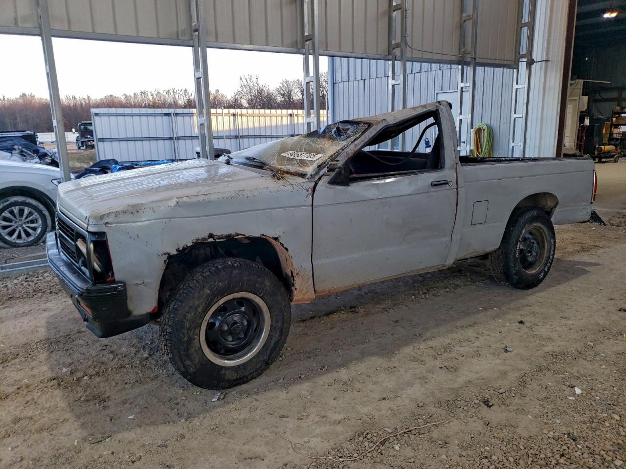 1991 Chevrolet S Truck S10 Gray vin: 1GCCT14Z2M8267005