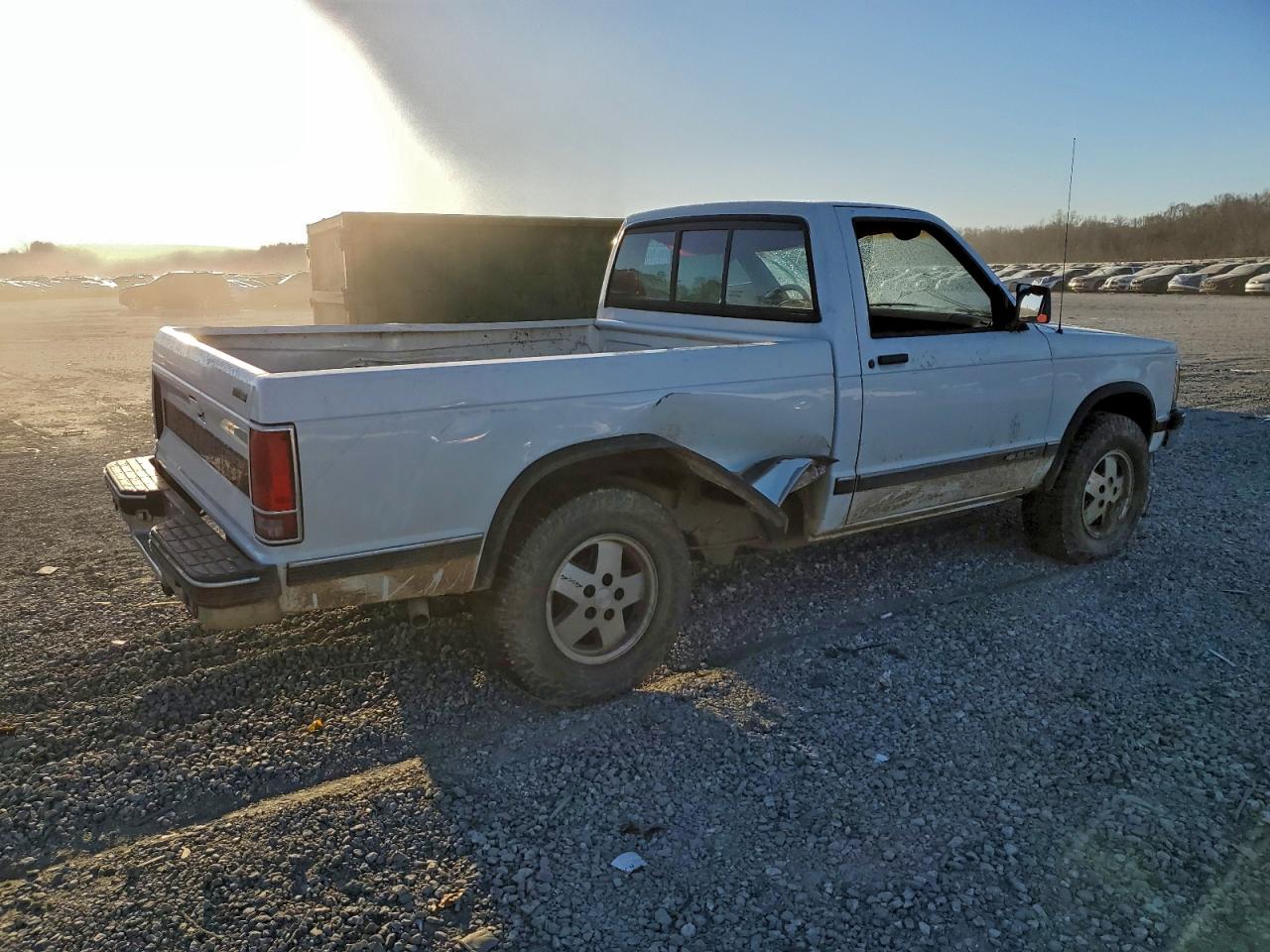 1991 Chevrolet S Truck S10 White vin: 1GCCT14Z4M8248729