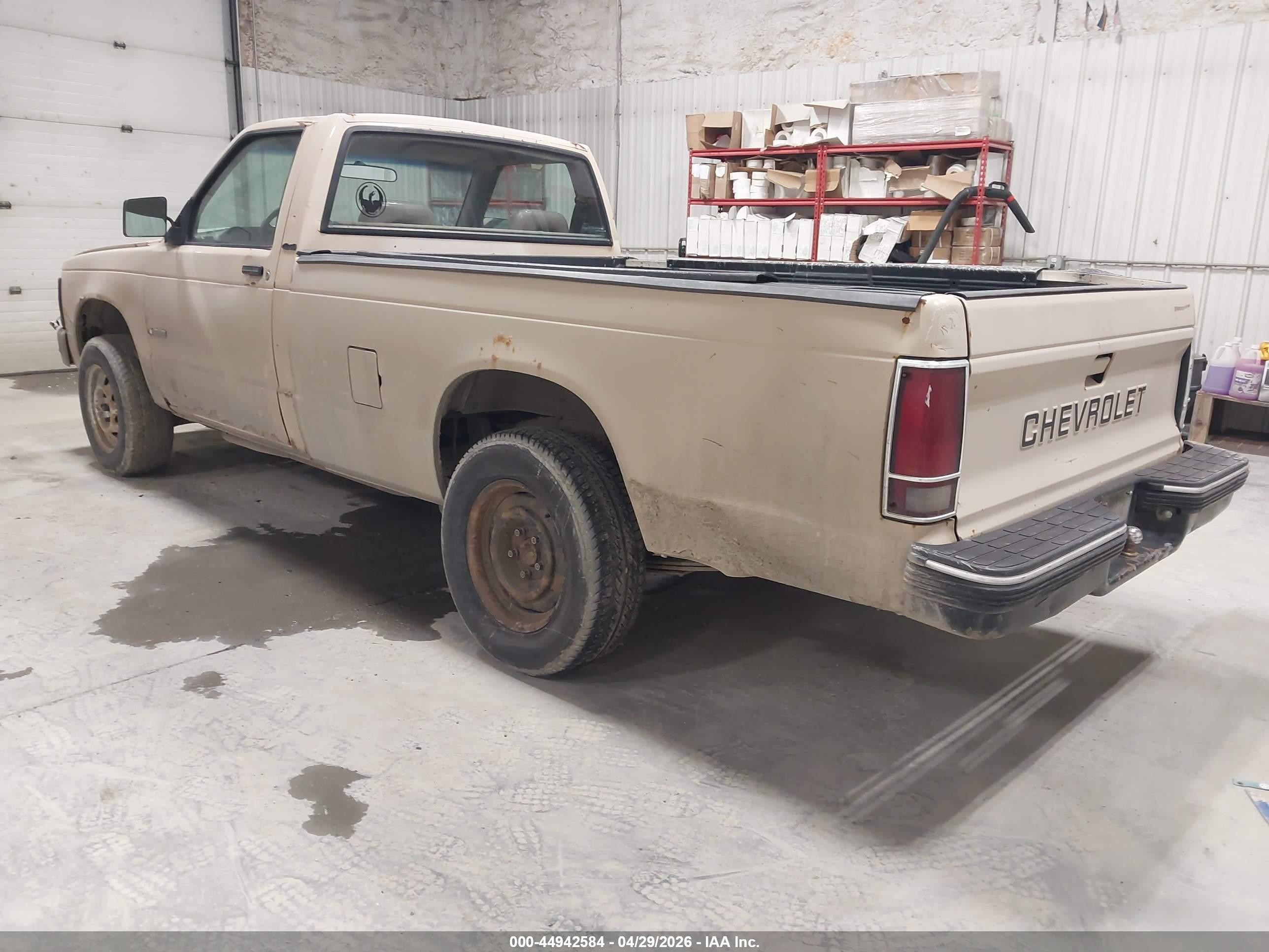 1993 Chevrolet S Truck S10 Tan vin: 1GCCT14Z6P0157979