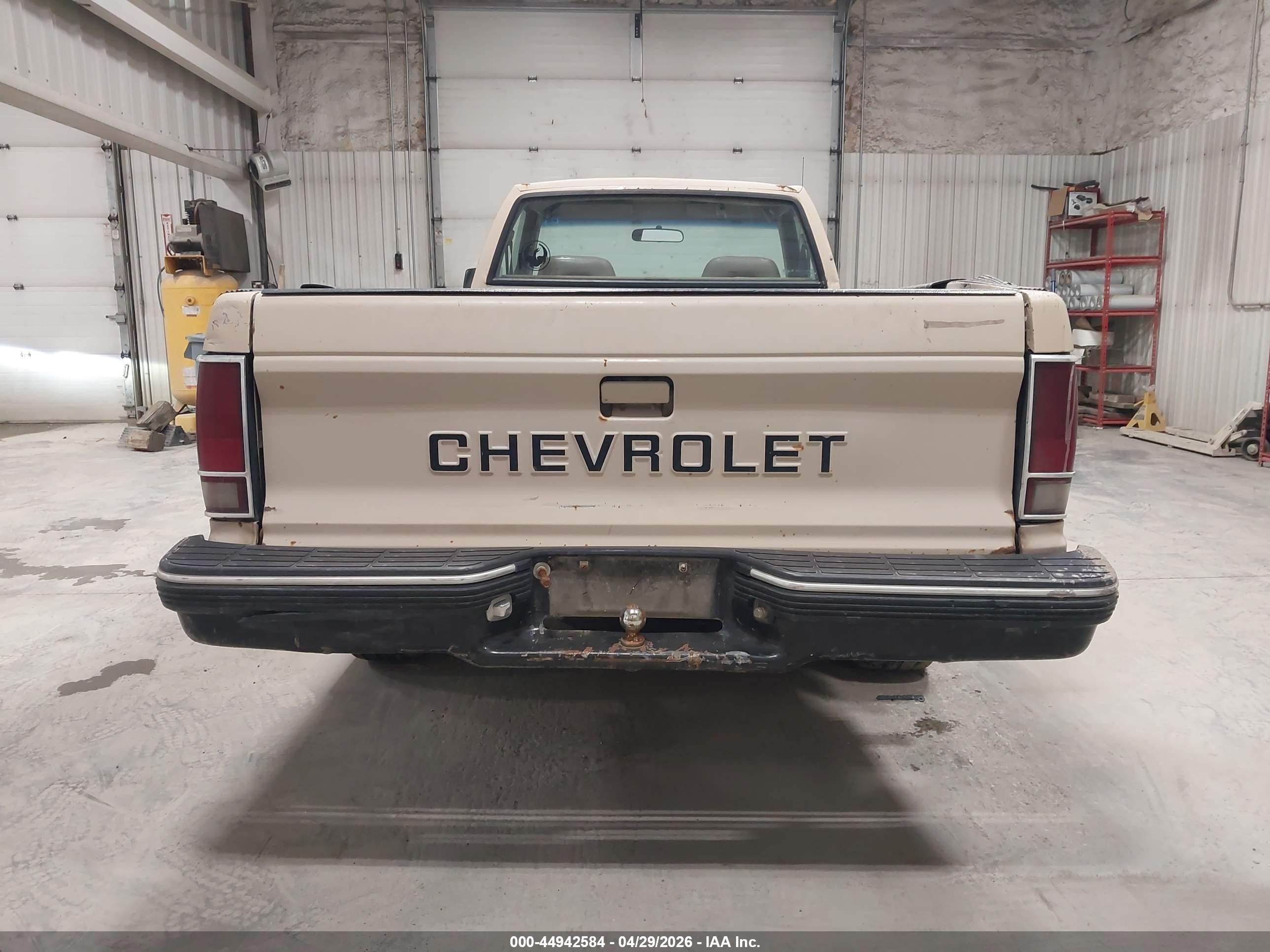 1993 Chevrolet S Truck S10 Tan vin: 1GCCT14Z6P0157979