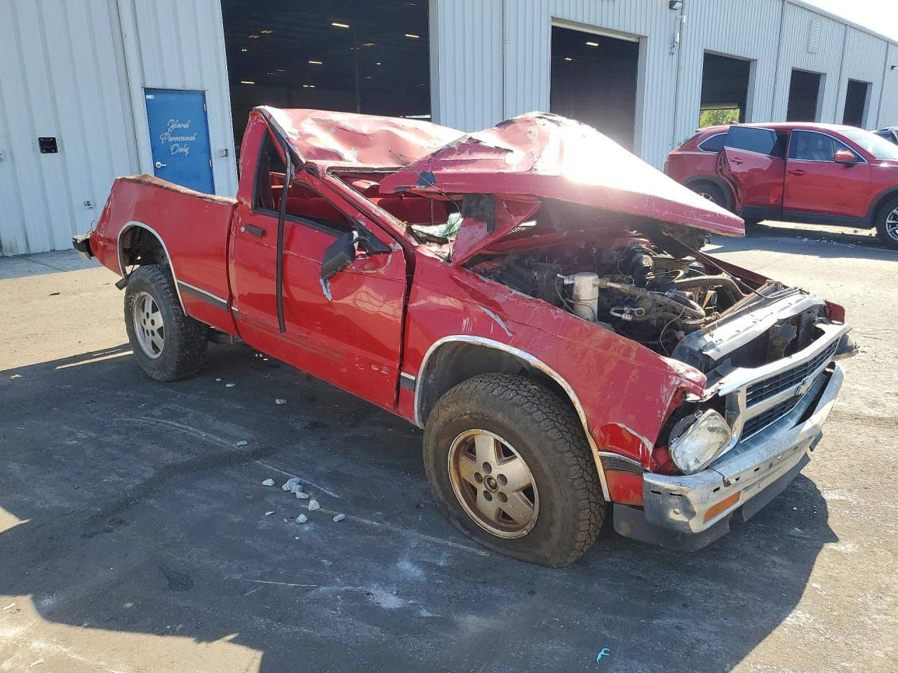 1992 Chevrolet S Truck S10 Red vin: 1GCCT14Z7N0118105
