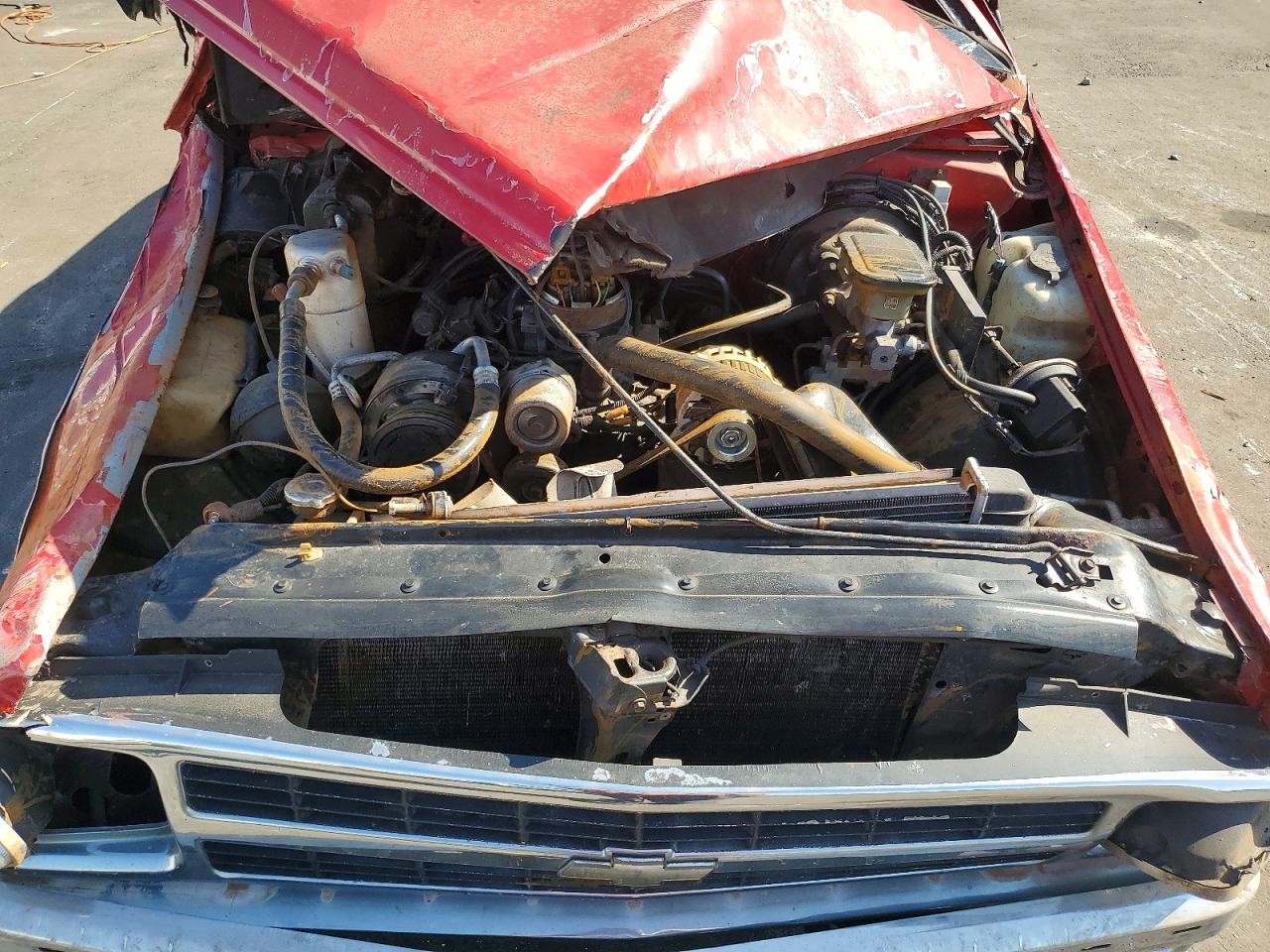 1992 Chevrolet S Truck S10 Red vin: 1GCCT14Z7N0118105