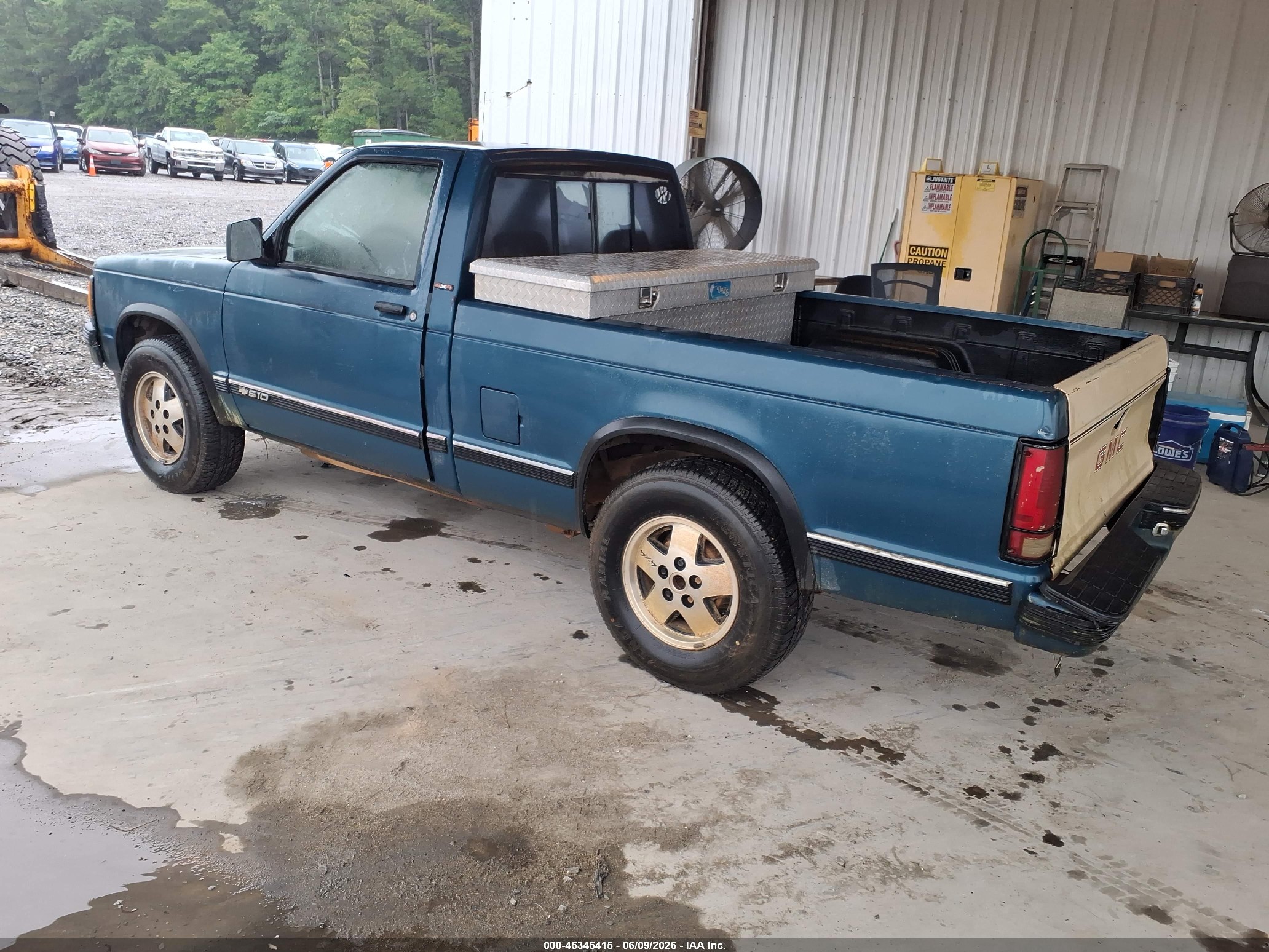1993 Chevrolet S Truck S10 Blue vin: 1GCCT14Z8P8168483