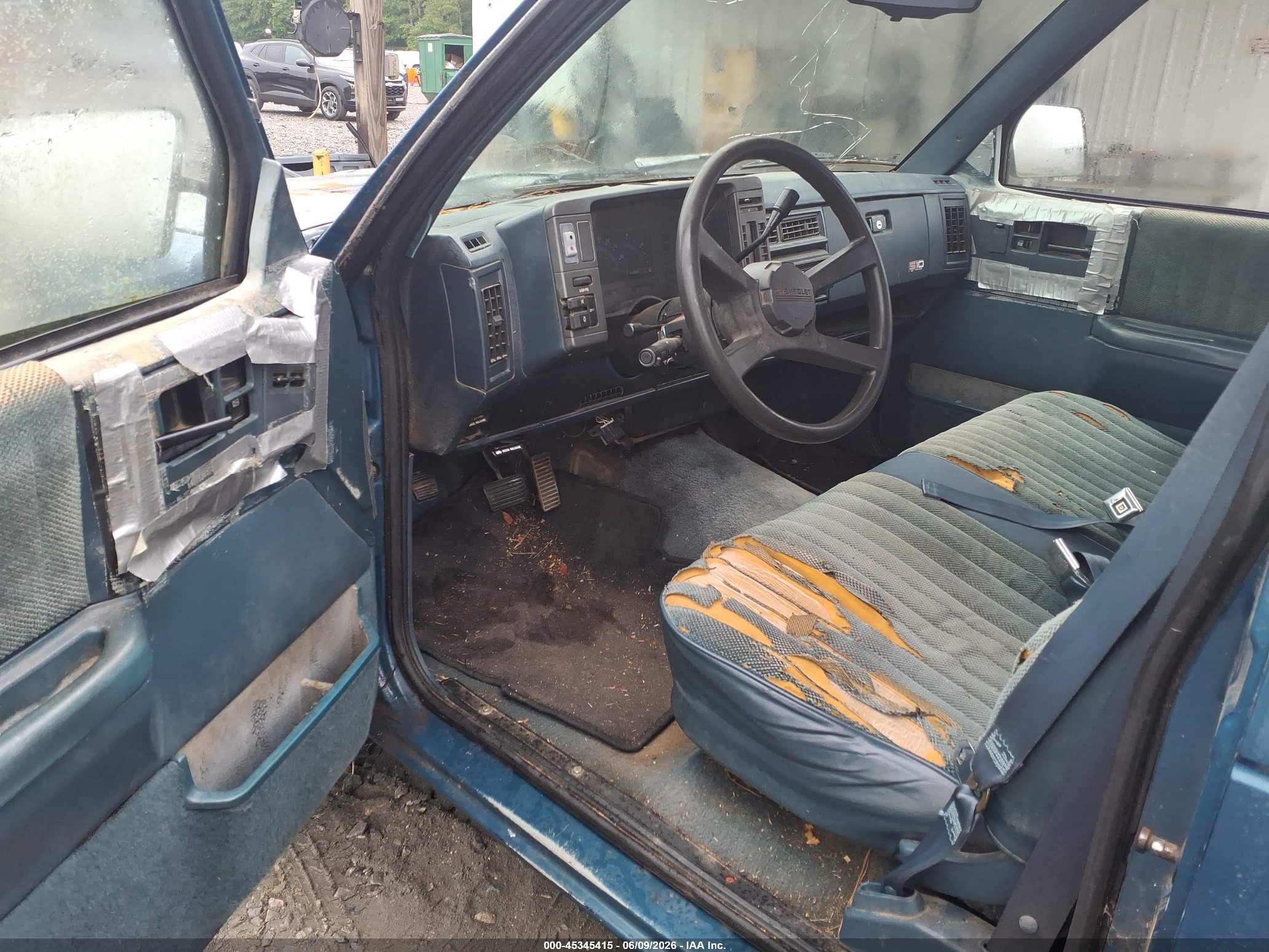 1993 Chevrolet S Truck S10 Blue vin: 1GCCT14Z8P8168483
