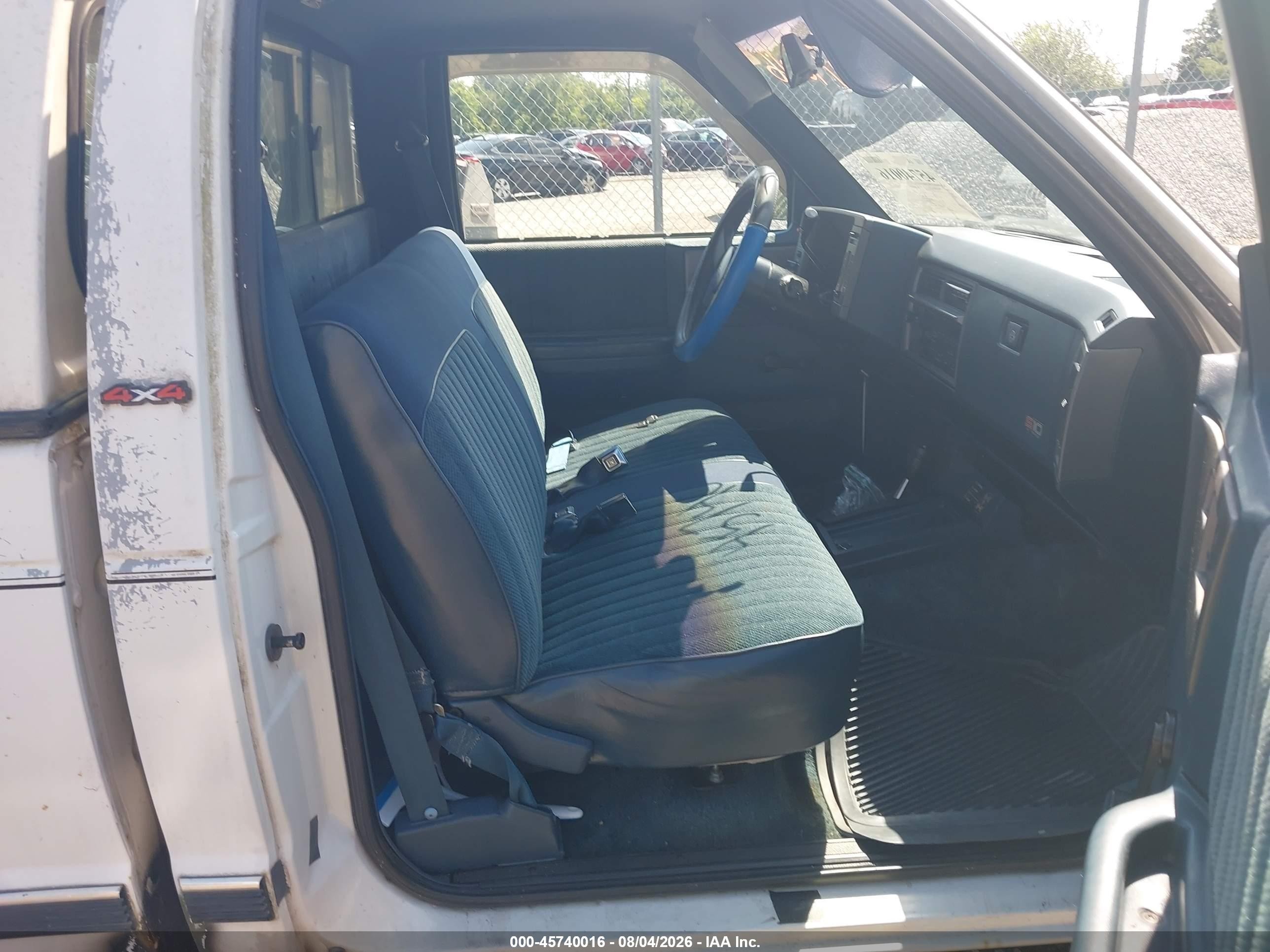 1991 Chevrolet S Truck S10 Белый vin: 1GCCT14Z9M2137256