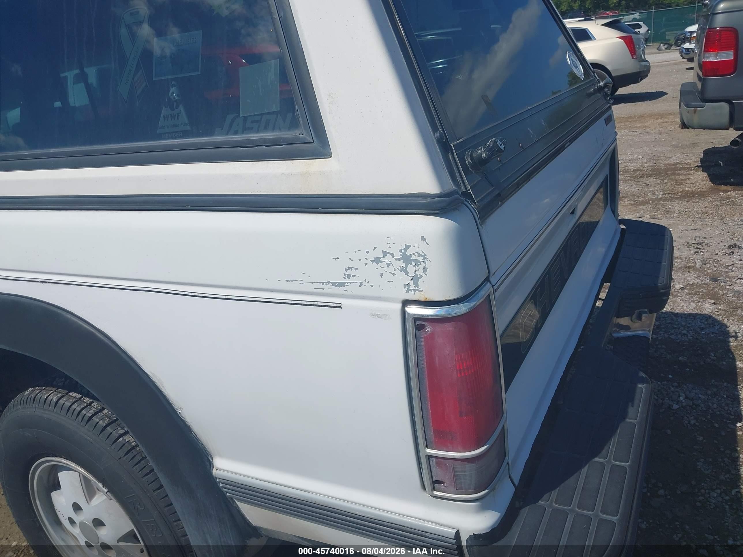 1991 Chevrolet S Truck S10 Белый vin: 1GCCT14Z9M2137256