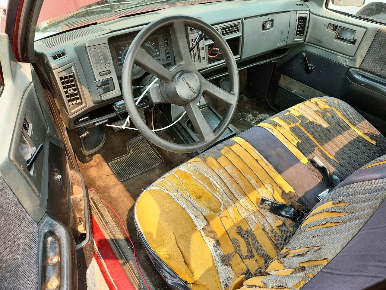 1992 Chevrolet S Truck S10 Red vin: 1GCCT14Z9N8210270