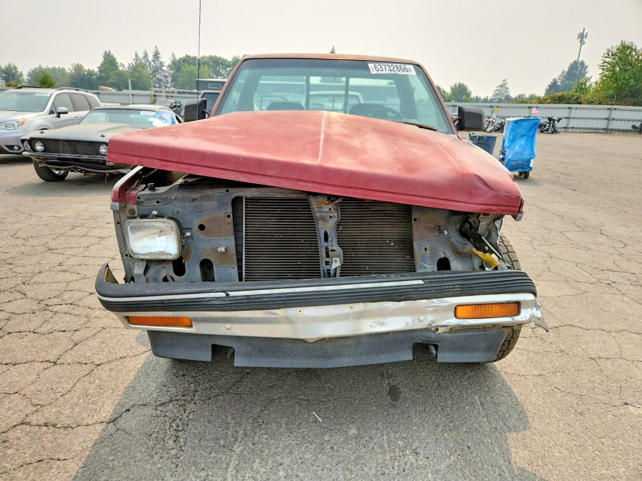 1992 Chevrolet S Truck S10 Red vin: 1GCCT14Z9N8210270