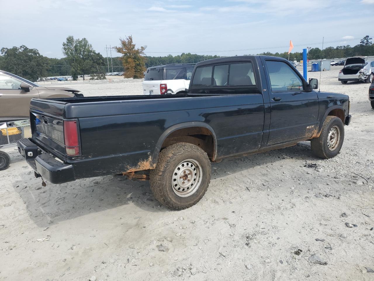 1991 Chevrolet S Truck S10 Black vin: 1GCCT14ZXM2306104