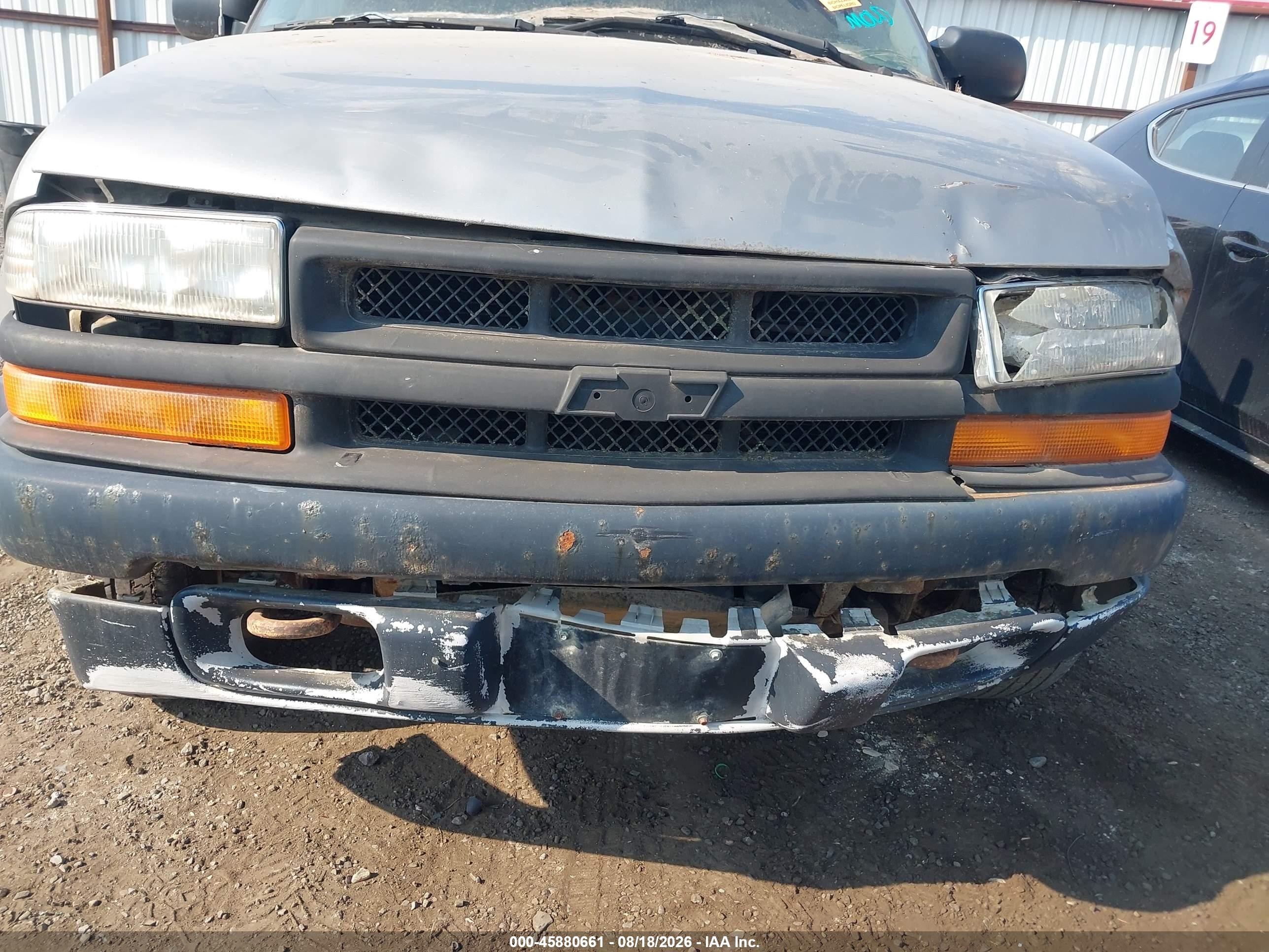 1999 Chevrolet S-10 Ls W/zr2 Бежевый vin: 1GCCT19W0X8154253