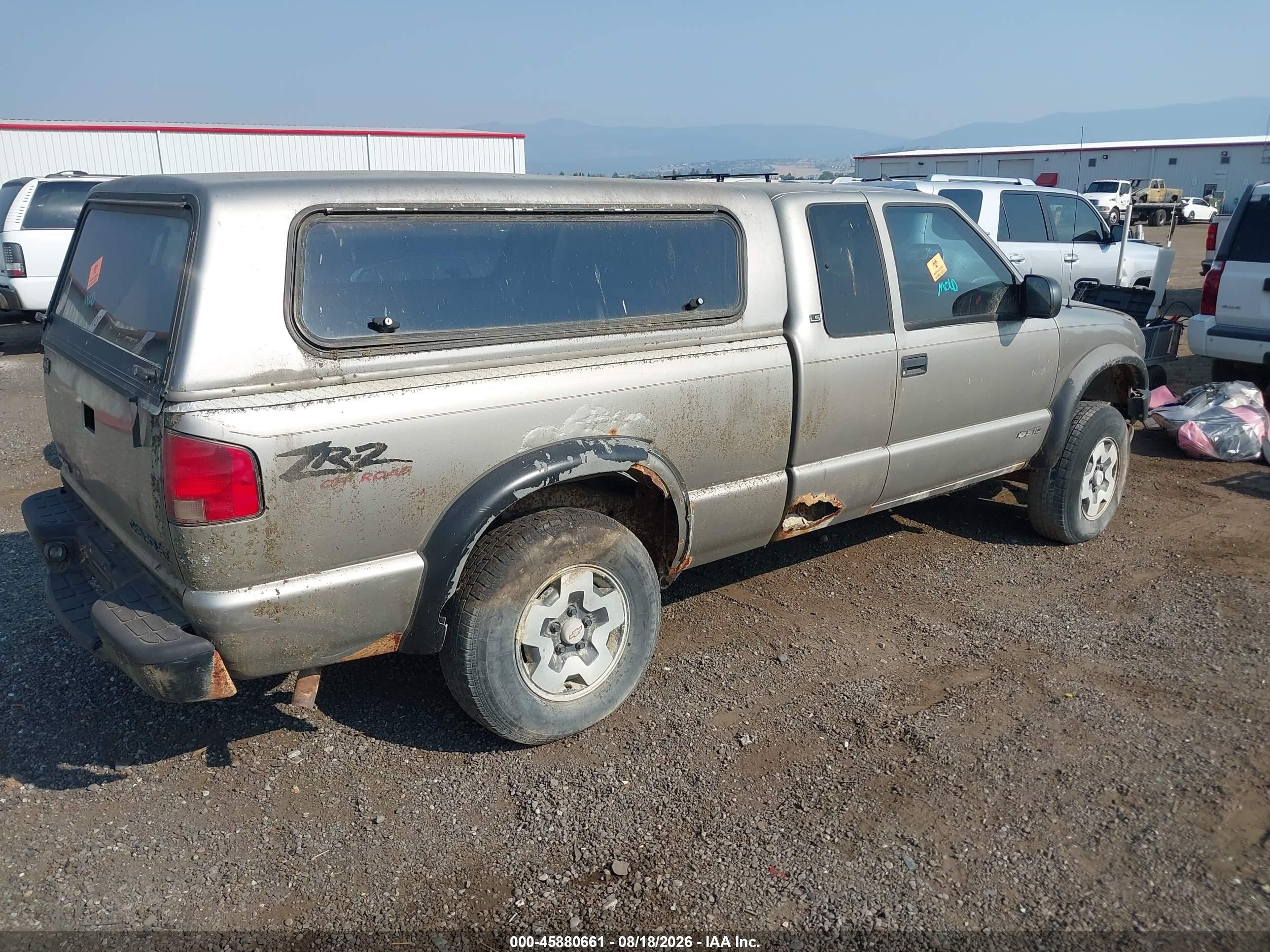 1999 Chevrolet S-10 Ls W/zr2 Бежевый vin: 1GCCT19W0X8154253