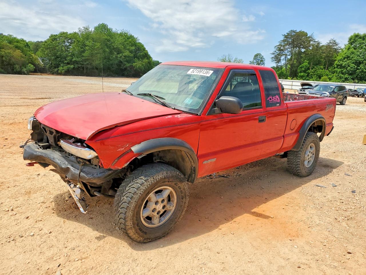 1999 Chevrolet S Truck S10 Red vin: 1GCCT19W0X8160523