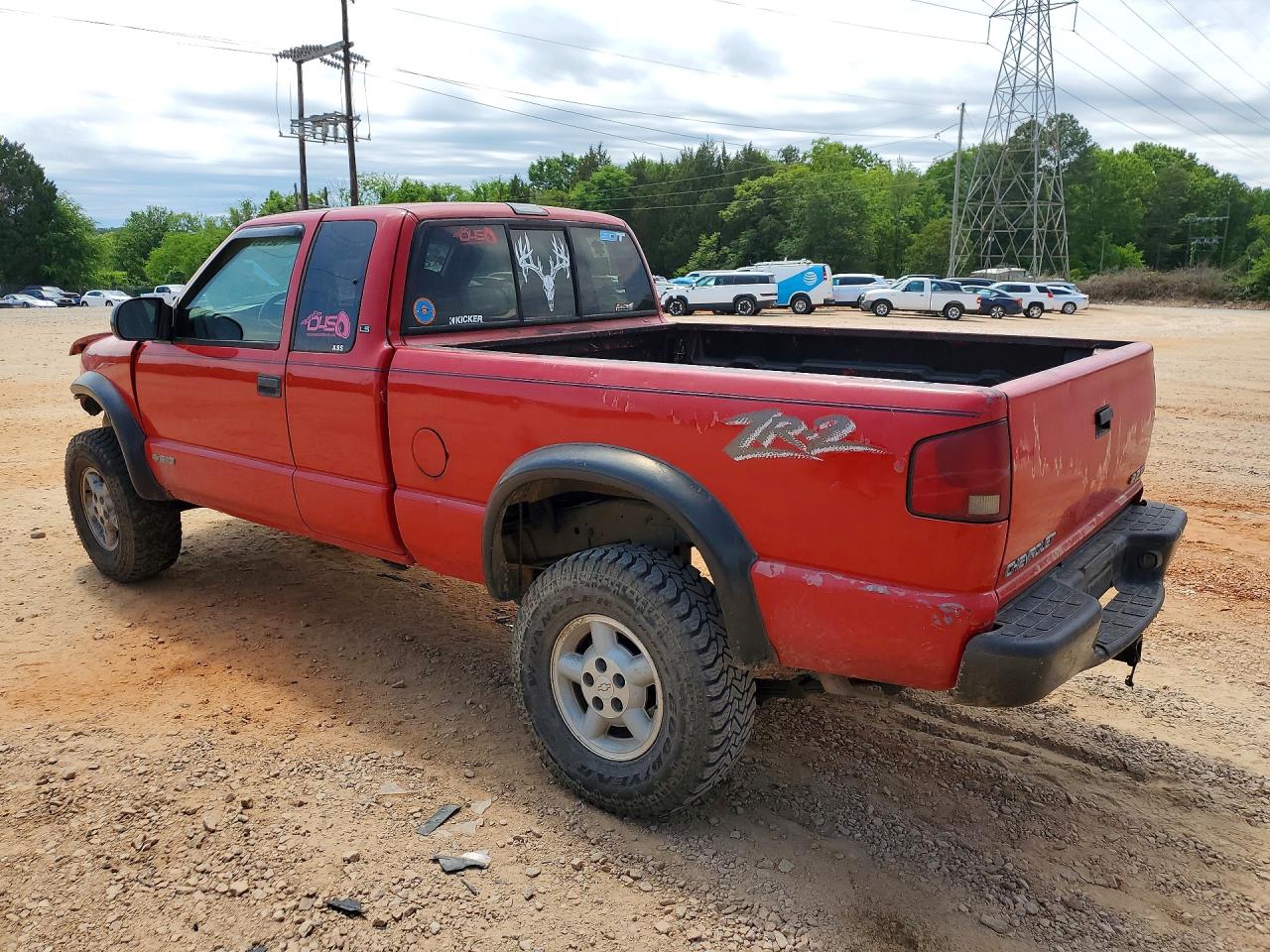 1999 Chevrolet S Truck S10 Red vin: 1GCCT19W0X8160523