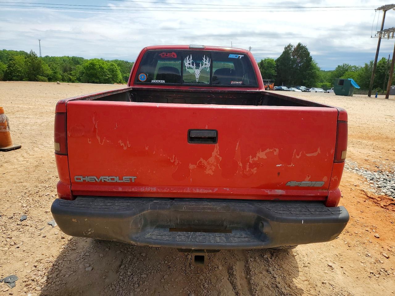 1999 Chevrolet S Truck S10 Red vin: 1GCCT19W0X8160523