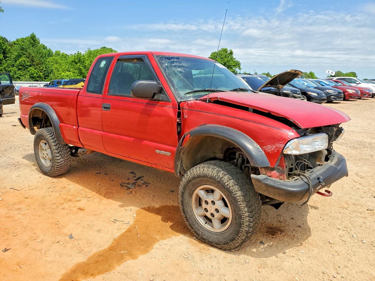 1999 Chevrolet S Truck S10 Red vin: 1GCCT19W0X8160523