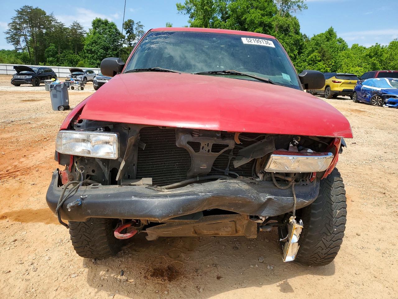 1999 Chevrolet S Truck S10 Red vin: 1GCCT19W0X8160523