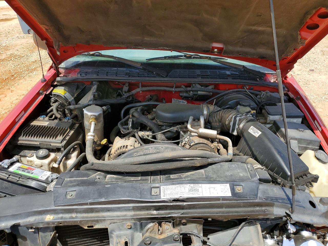 1999 Chevrolet S Truck S10 Red vin: 1GCCT19W0X8160523