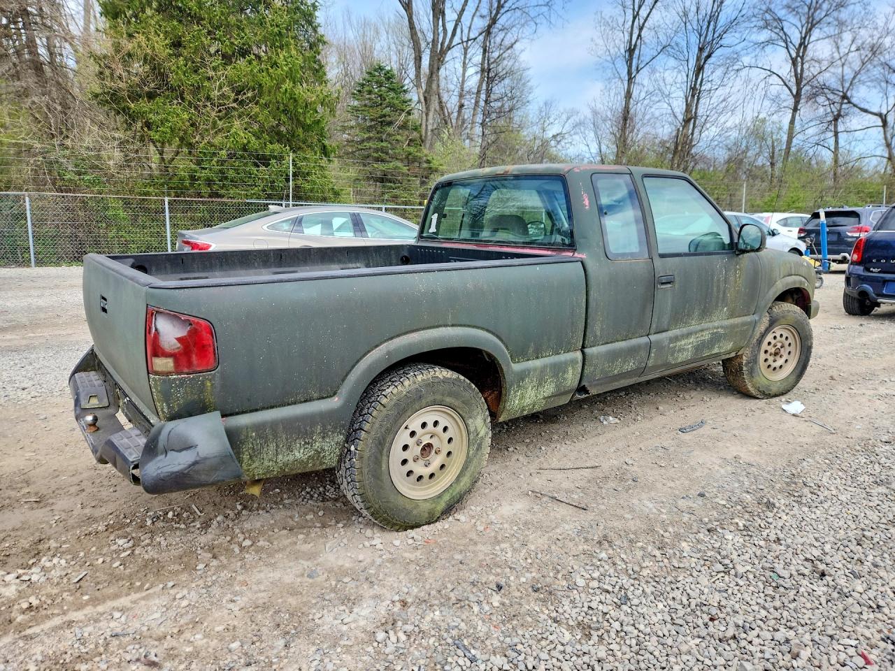 1996 Chevrolet S Truck S10 Green vin: 1GCCT19W1TK186755