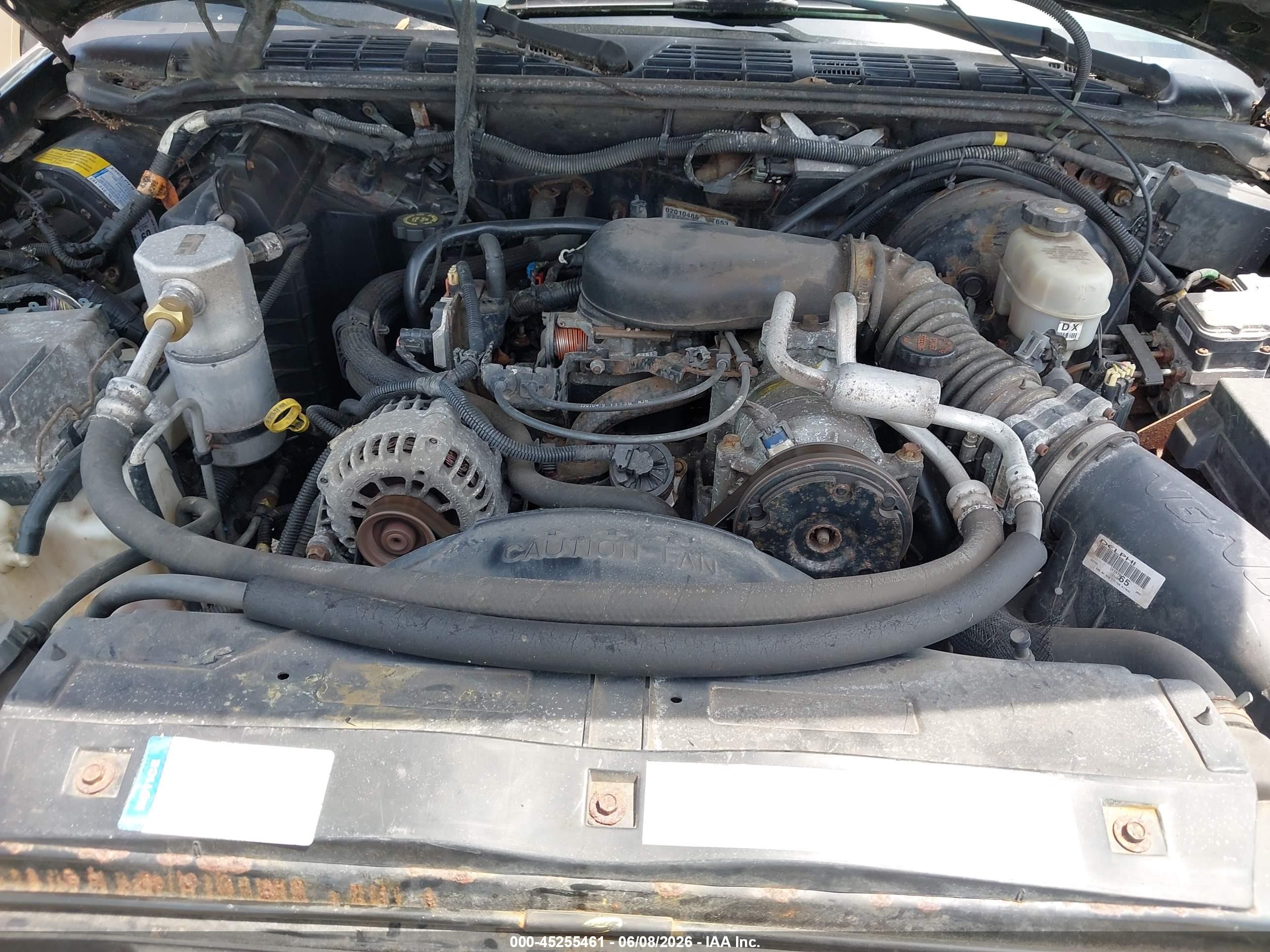 2001 Chevrolet S-10 Ls Черный vin: 1GCCT19W218243765