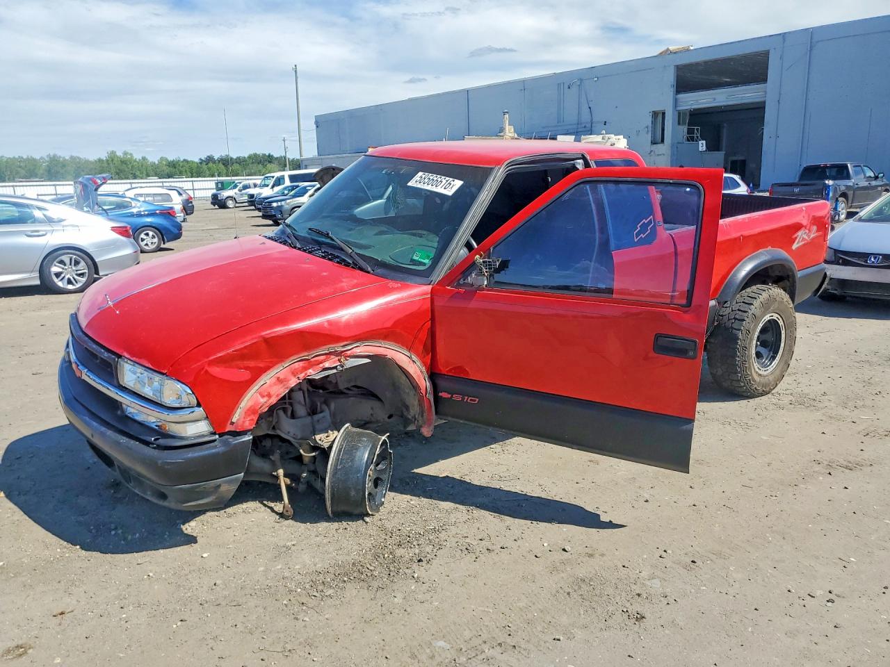 1999 Chevrolet S Truck S10 Red vin: 1GCCT19W4X8161920
