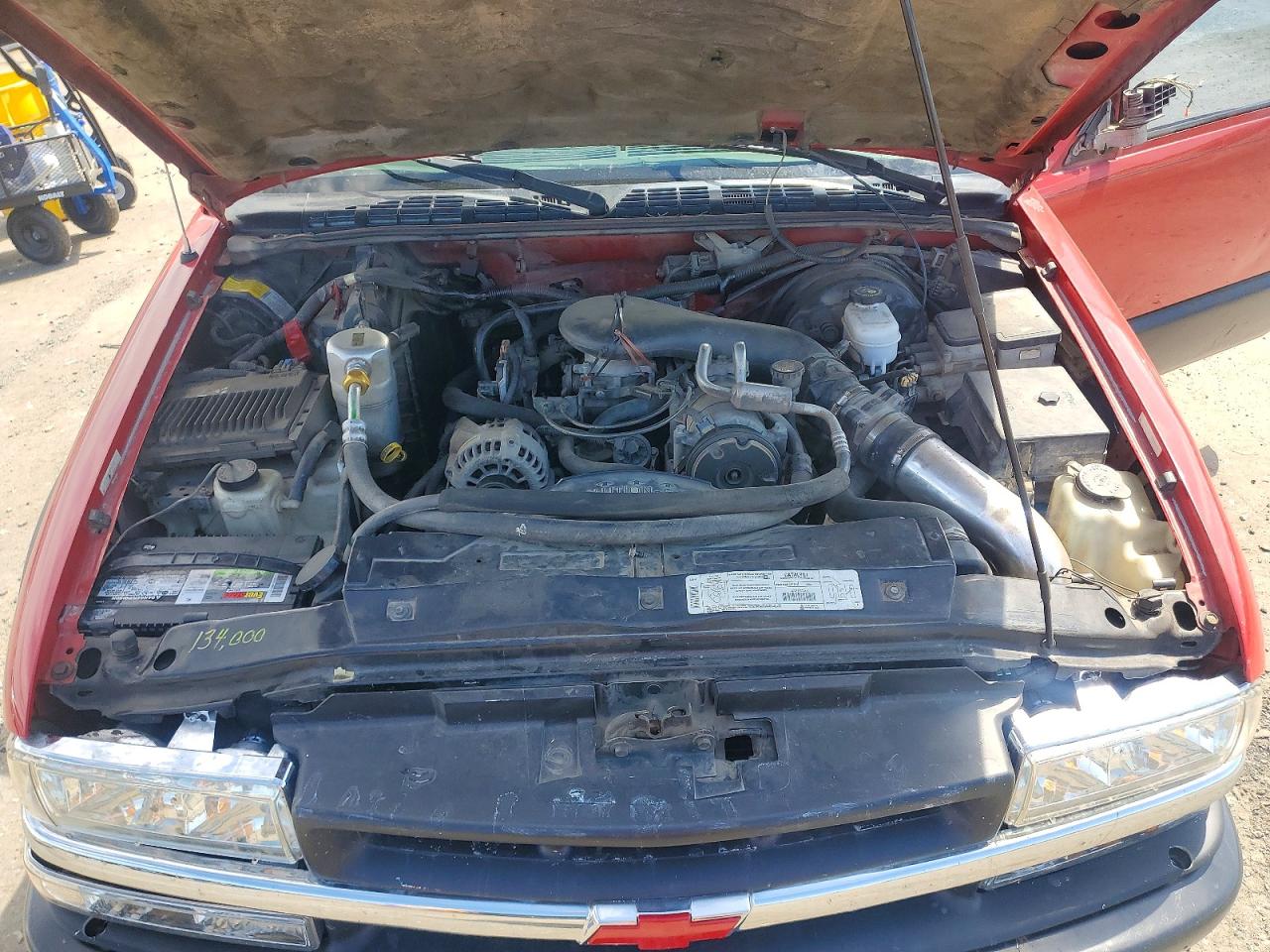 1999 Chevrolet S Truck S10 Red vin: 1GCCT19W4X8161920