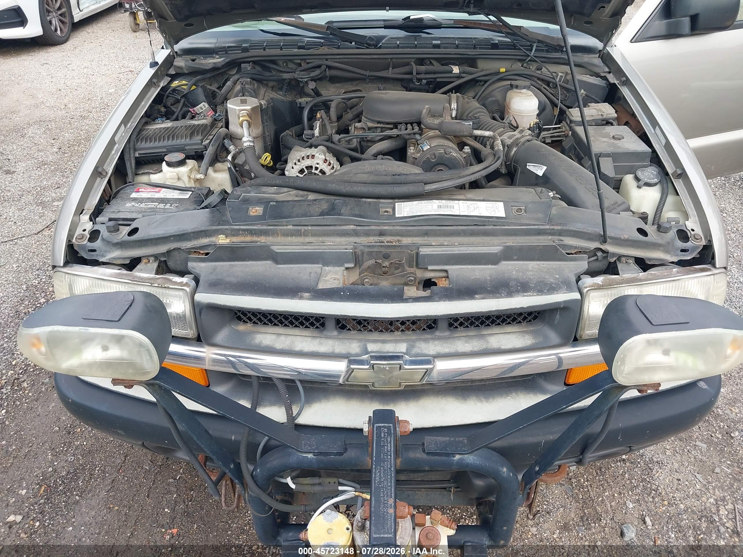 2000 Chevrolet S-10 Ls Brown vin: 1GCCT19W4Y8212947