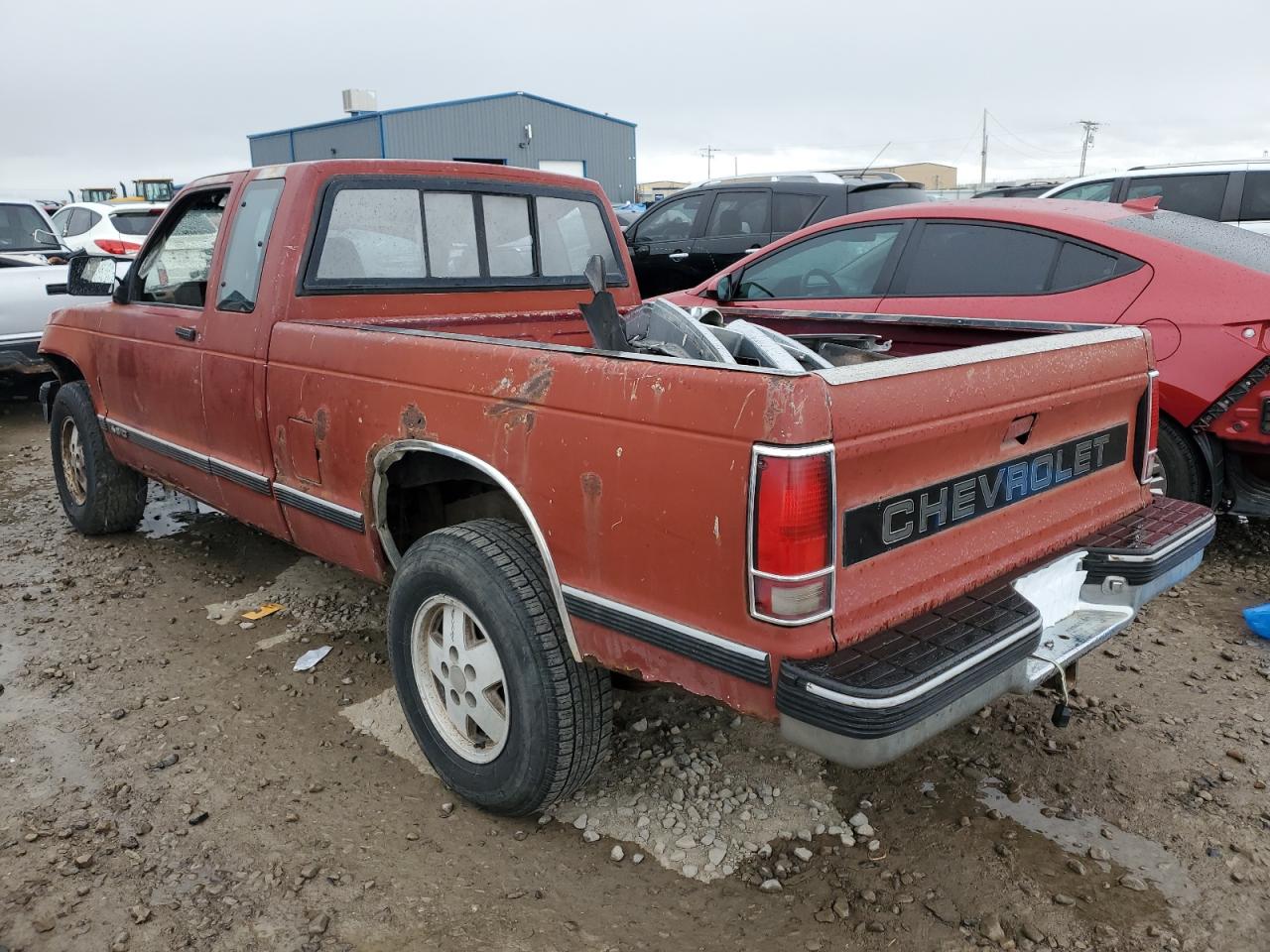 1991 Chevrolet S Truck S10 Red vin: 1GCCT19Z2M8113001