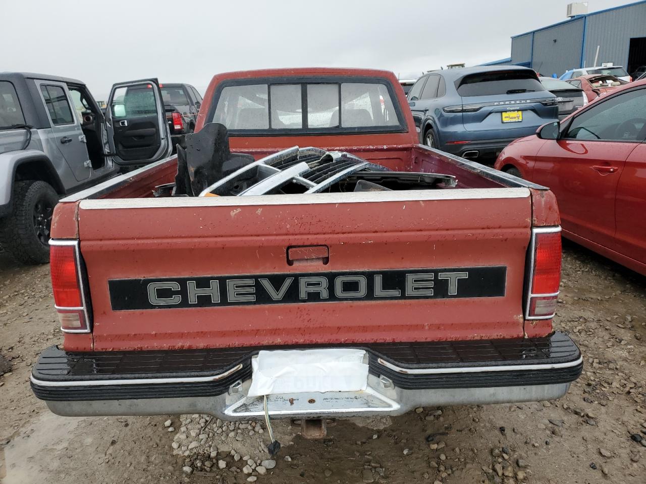 1991 Chevrolet S Truck S10 Red vin: 1GCCT19Z2M8113001