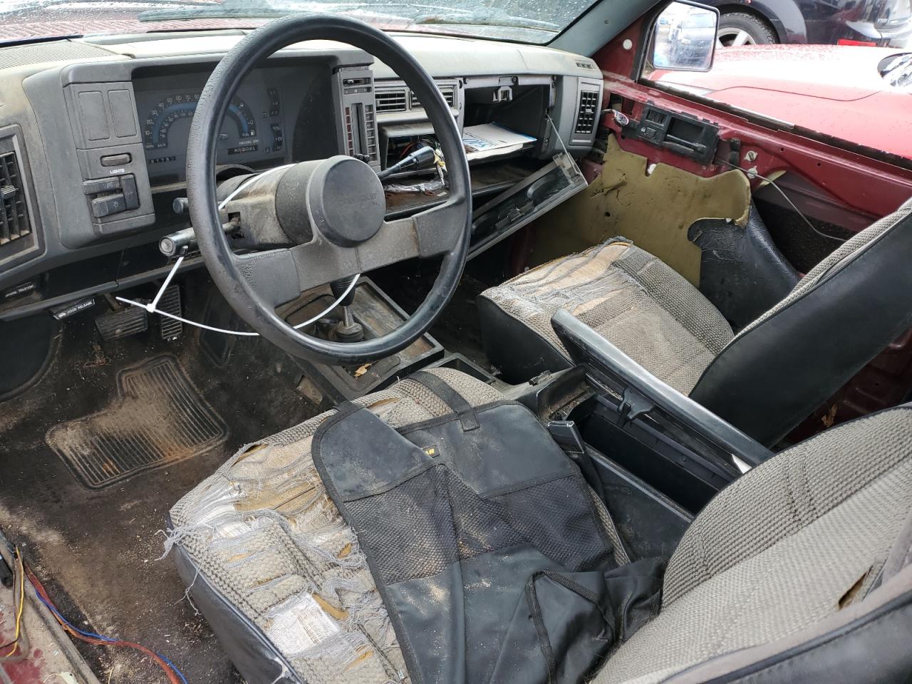 1991 Chevrolet S Truck S10 Red vin: 1GCCT19Z2M8113001
