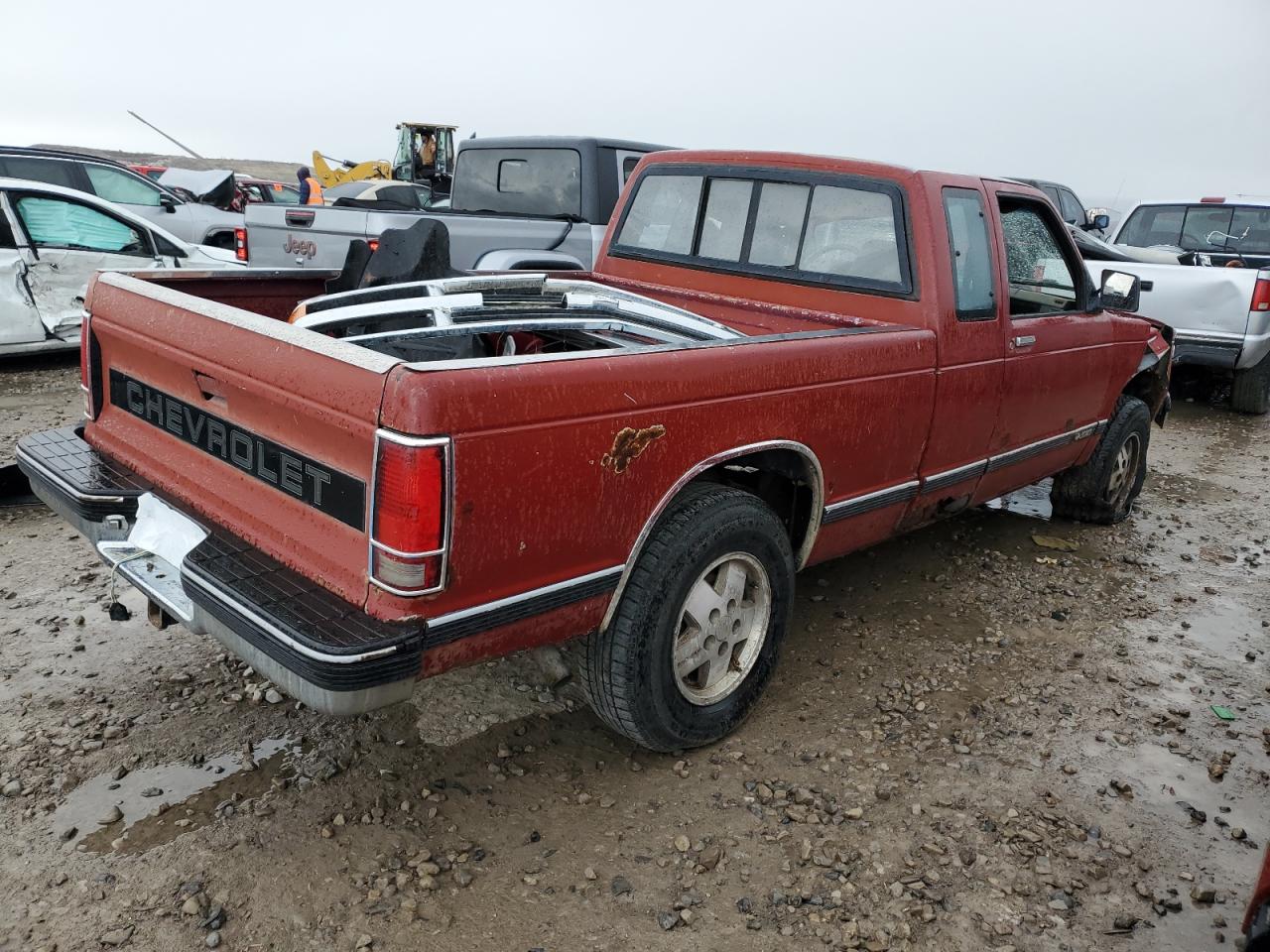 1991 Chevrolet S Truck S10 Red vin: 1GCCT19Z2M8113001