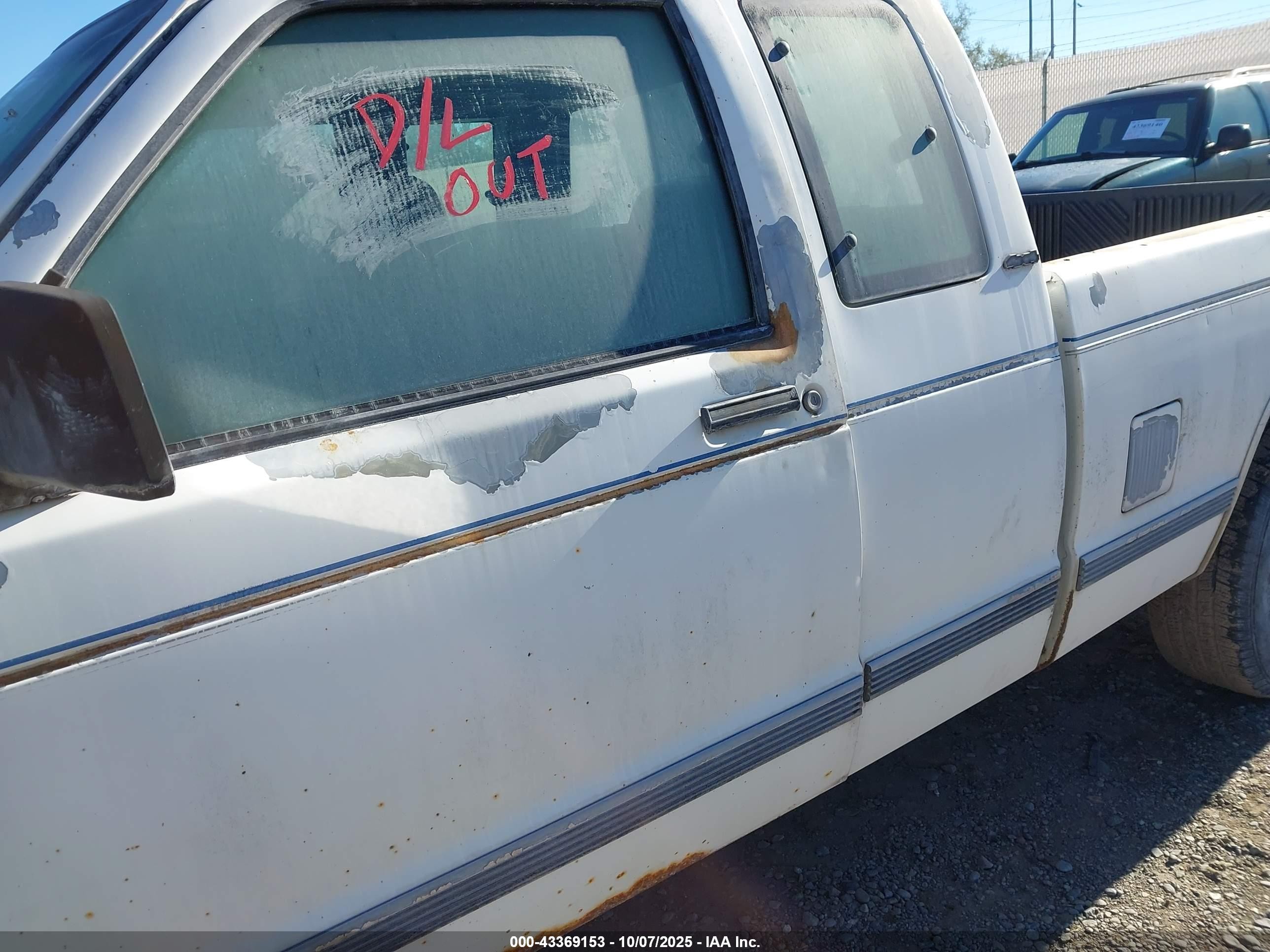 1993 Chevrolet S Truck S10 White vin: 1GCCT19Z3P8176449