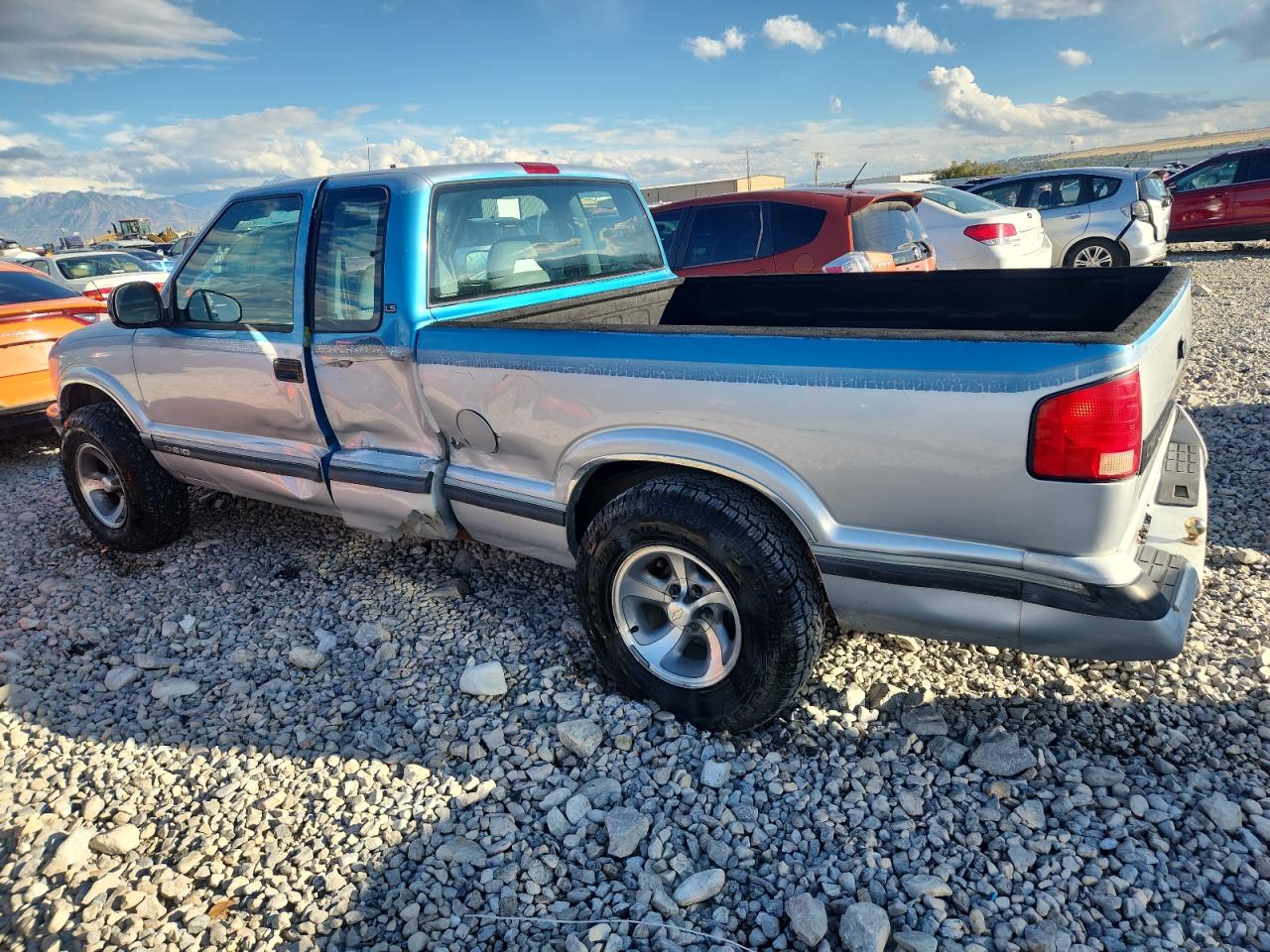 1995 Chevrolet S Truck S10 Blue vin: 1GCCT19Z3S8127423