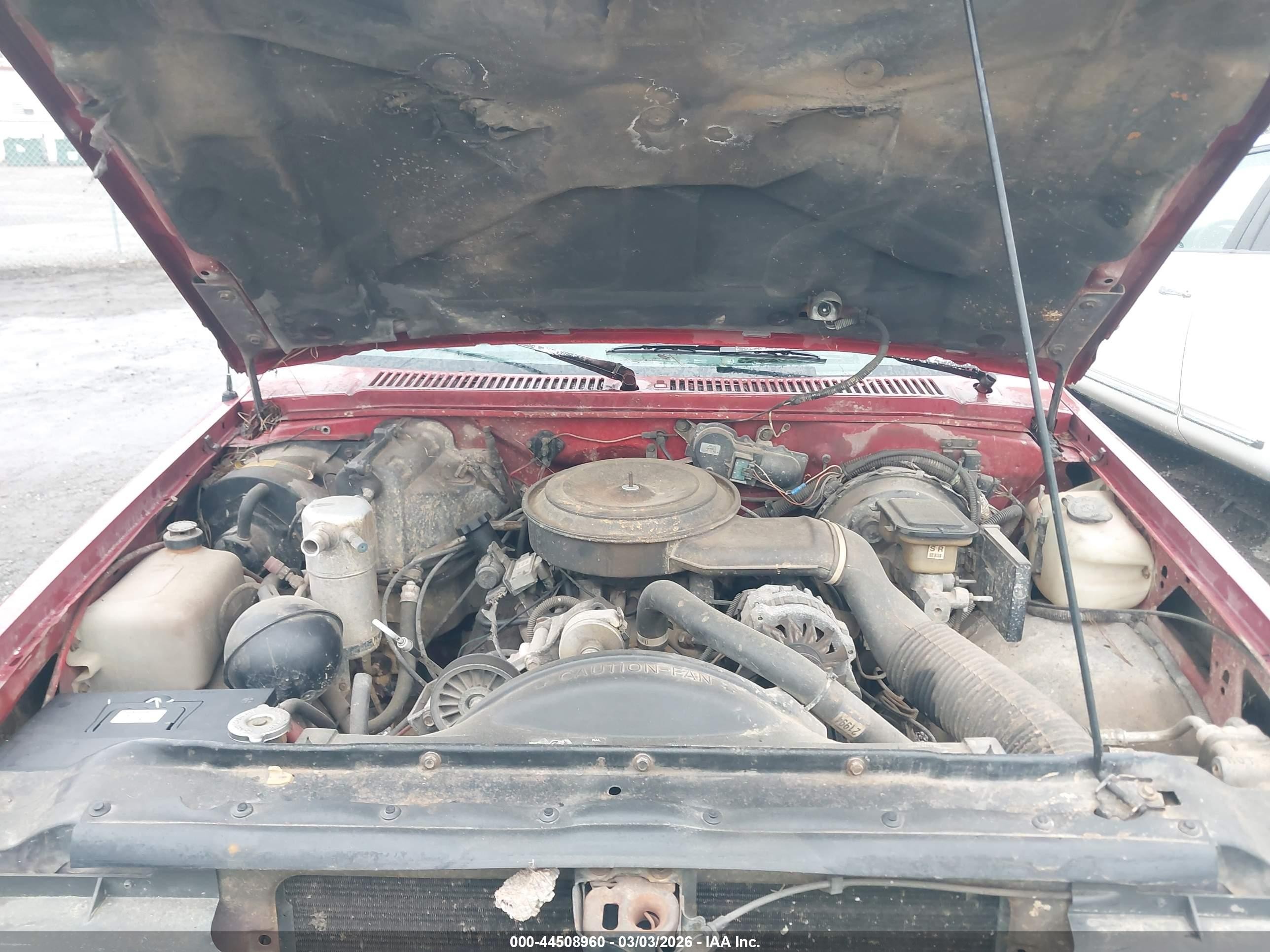1993 Chevrolet S Truck S10 Red vin: 1GCCT19Z5P0120253