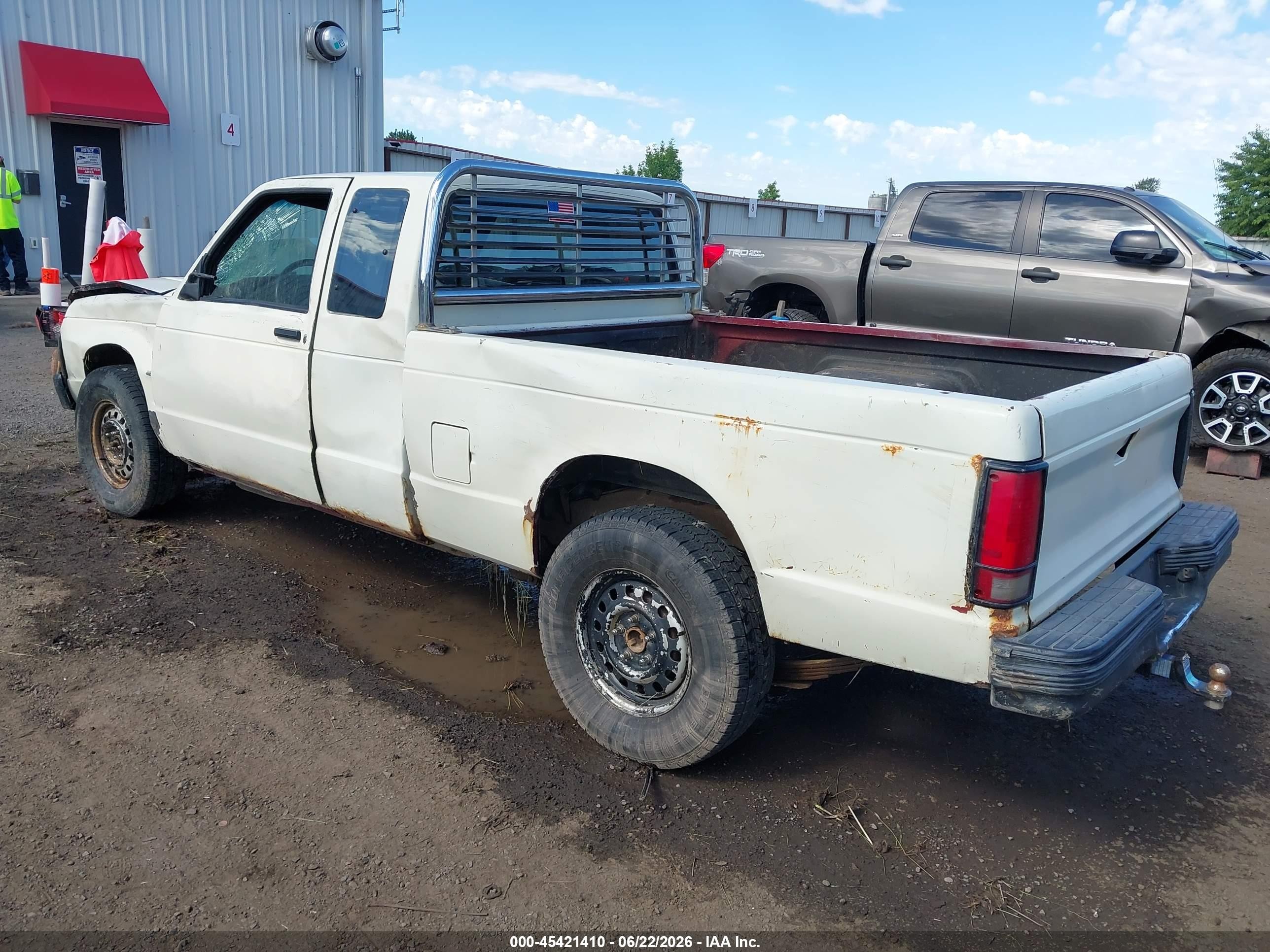 1993 Chevrolet S Truck S10 White vin: 1GCCT19Z9P0123091