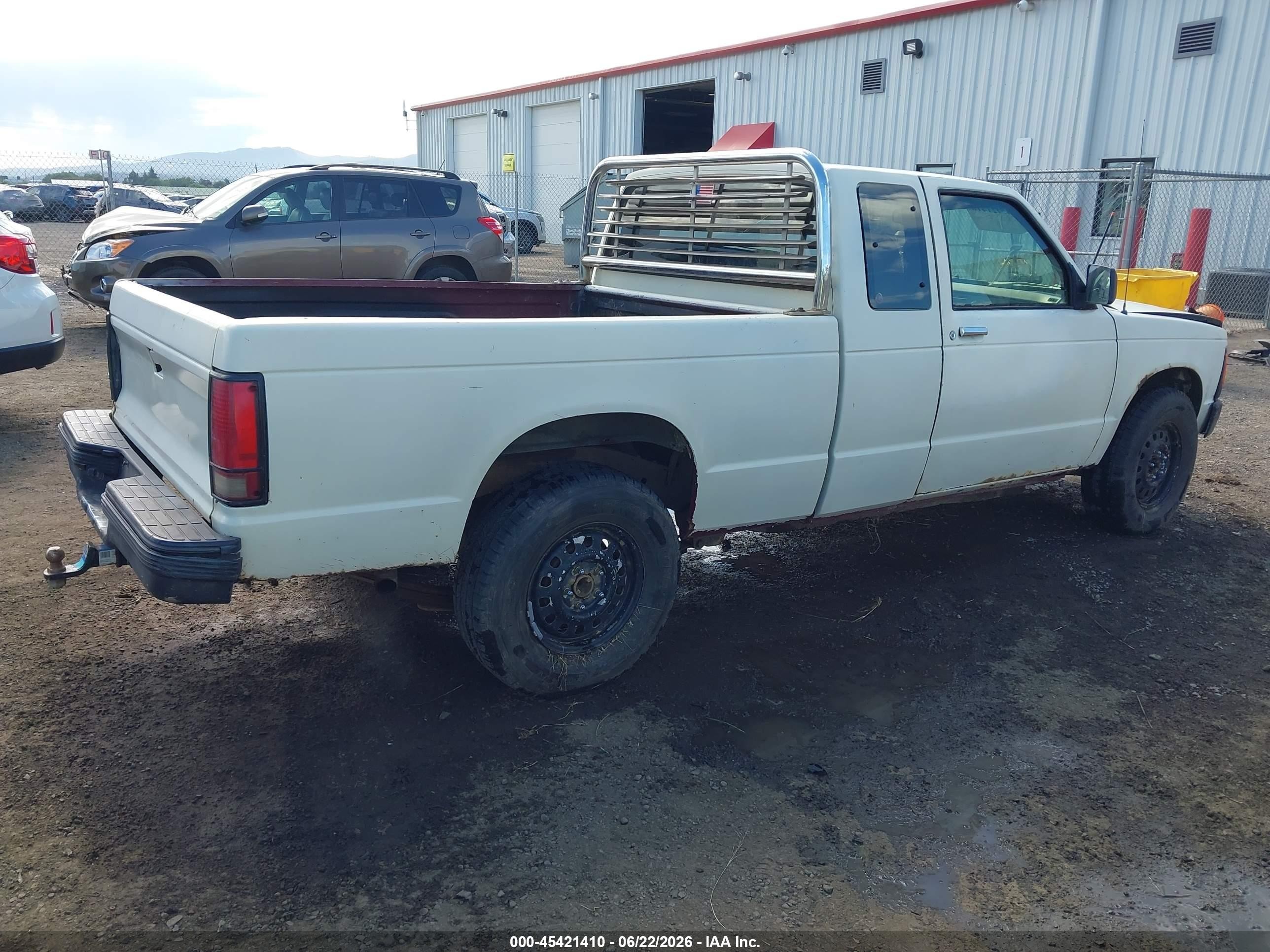 1993 Chevrolet S Truck S10 White vin: 1GCCT19Z9P0123091