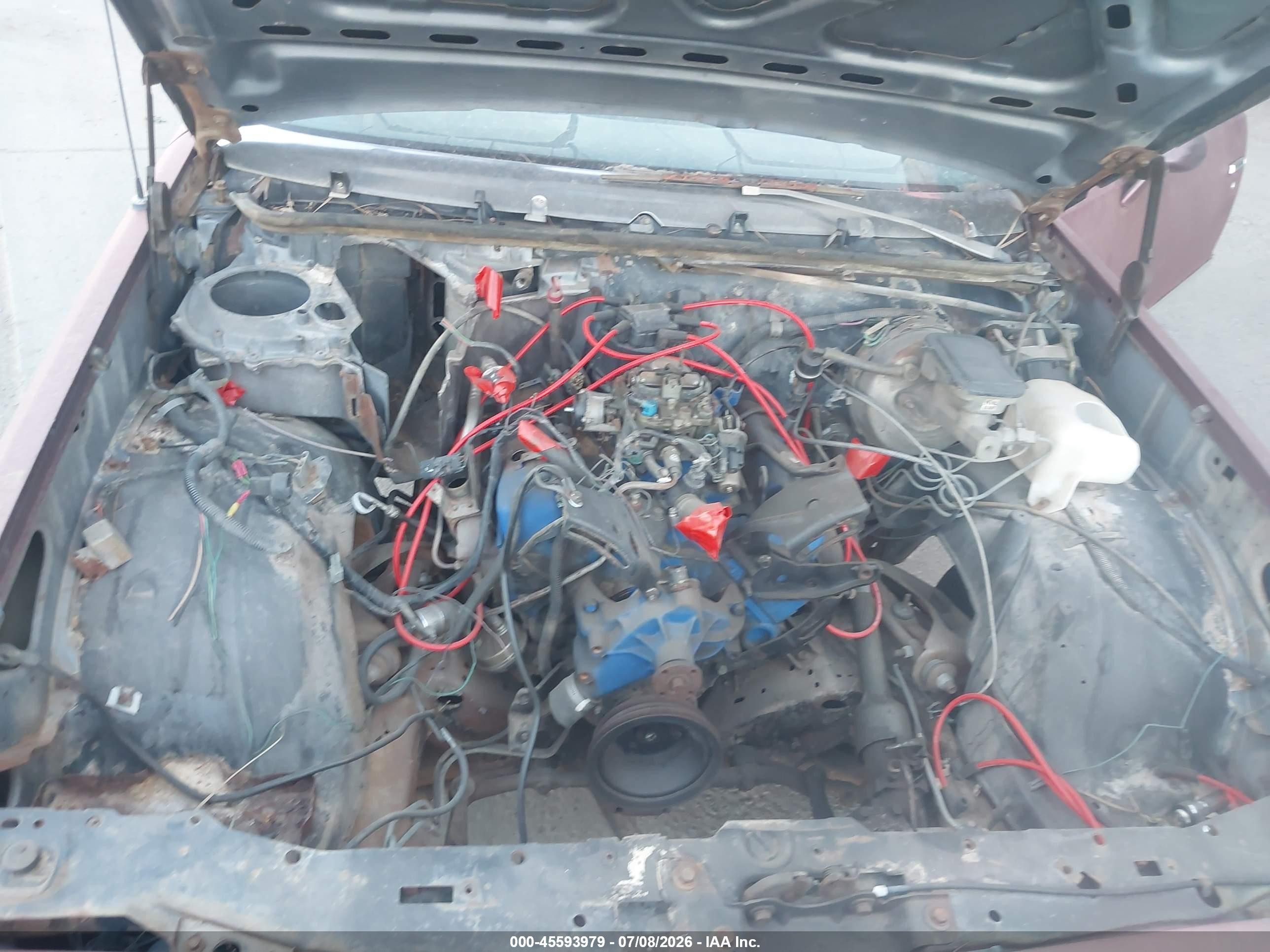 1984 Chevrolet El Camino   Темно-бордовый vin: 1GCCW8090ER196081
