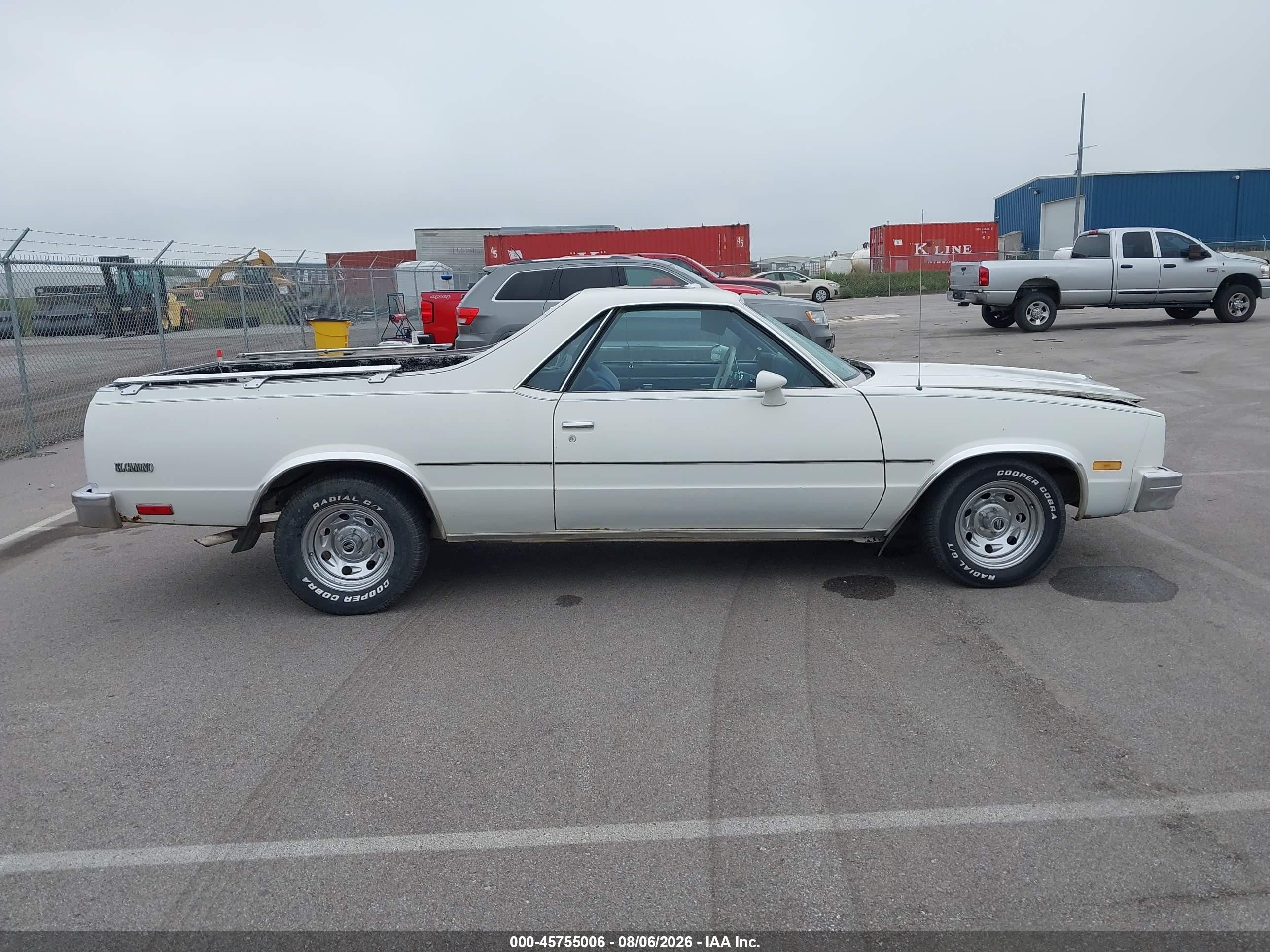 1984 Chevrolet El Camino   White vin: 1GCCW8098ER131902