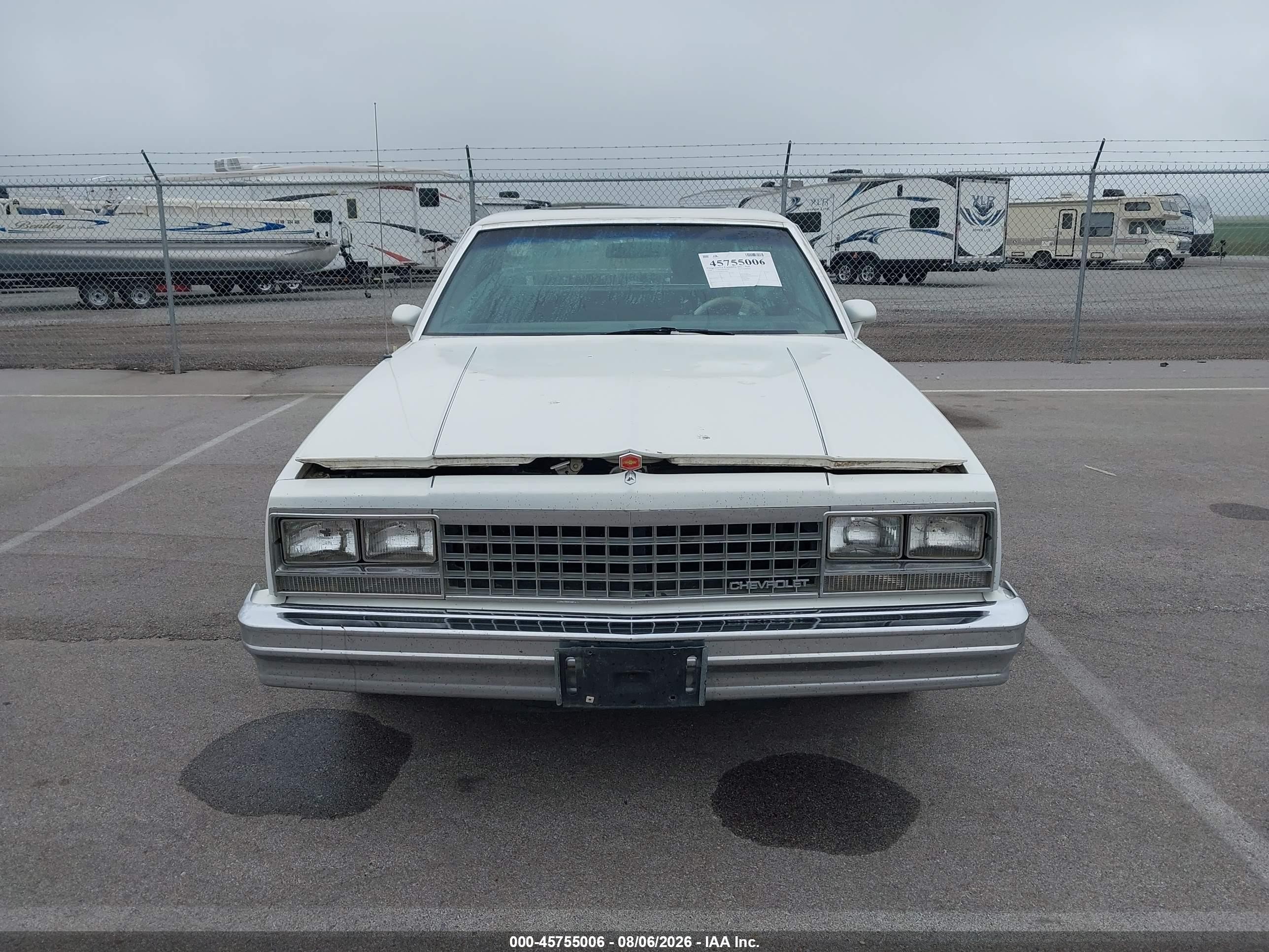 1984 Chevrolet El Camino   White vin: 1GCCW8098ER131902