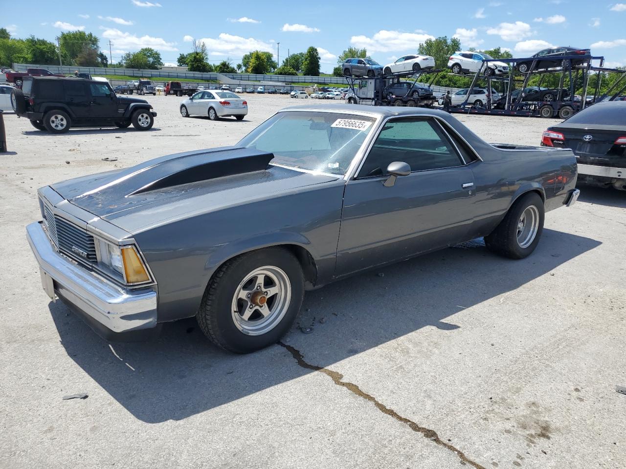 1981 Chevrolet El Camino Gray vin: 1GCCW80H0BD424838