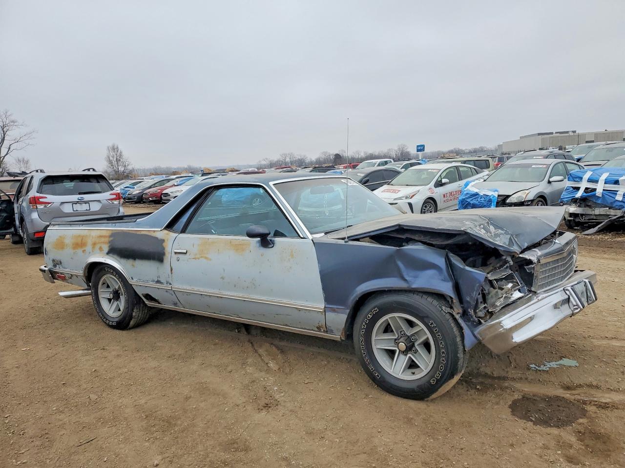 1983 Chevrolet El Camino Gray vin: 1GCCW80H2DR195164