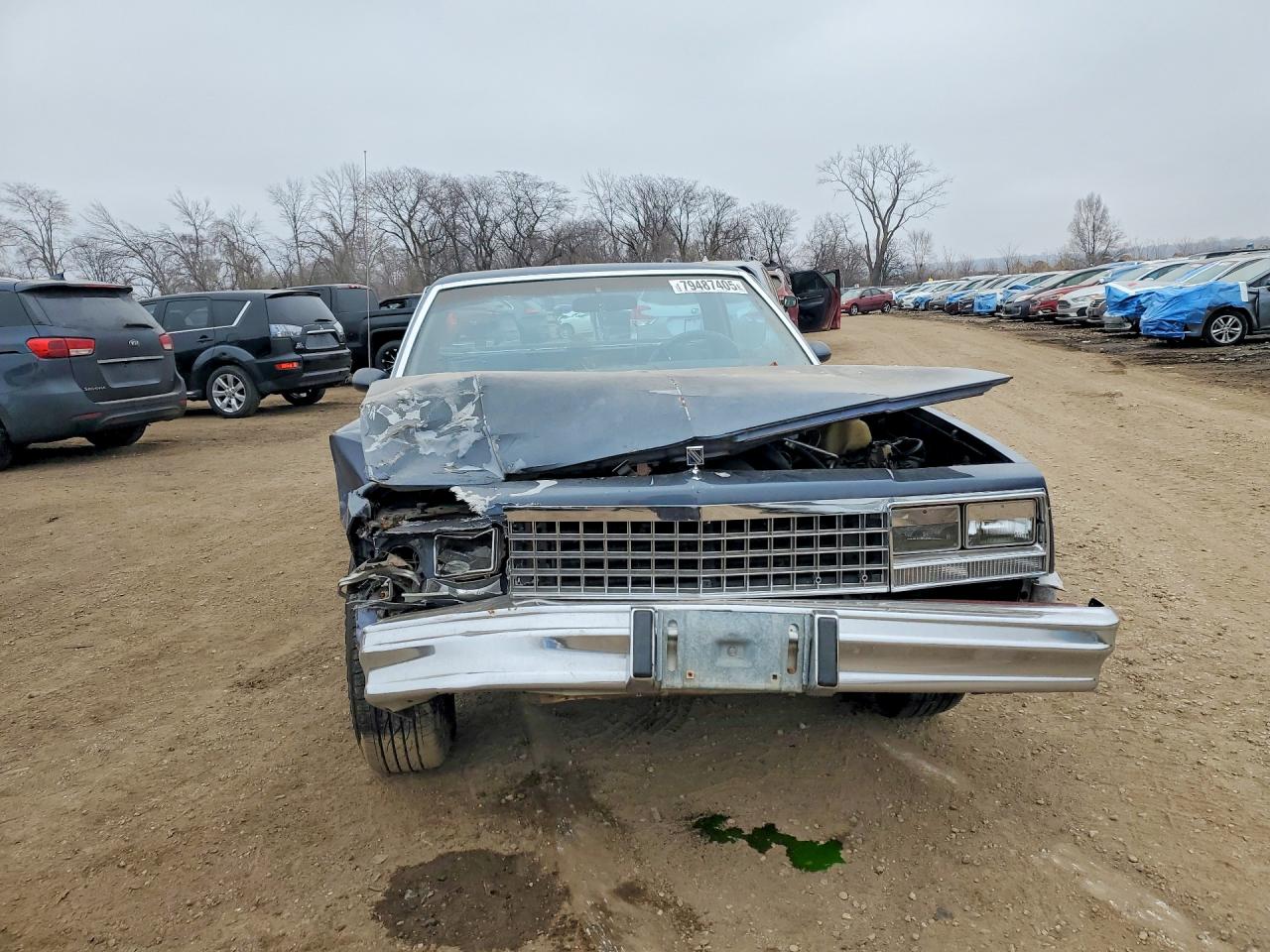 1983 Chevrolet El Camino Gray vin: 1GCCW80H2DR195164