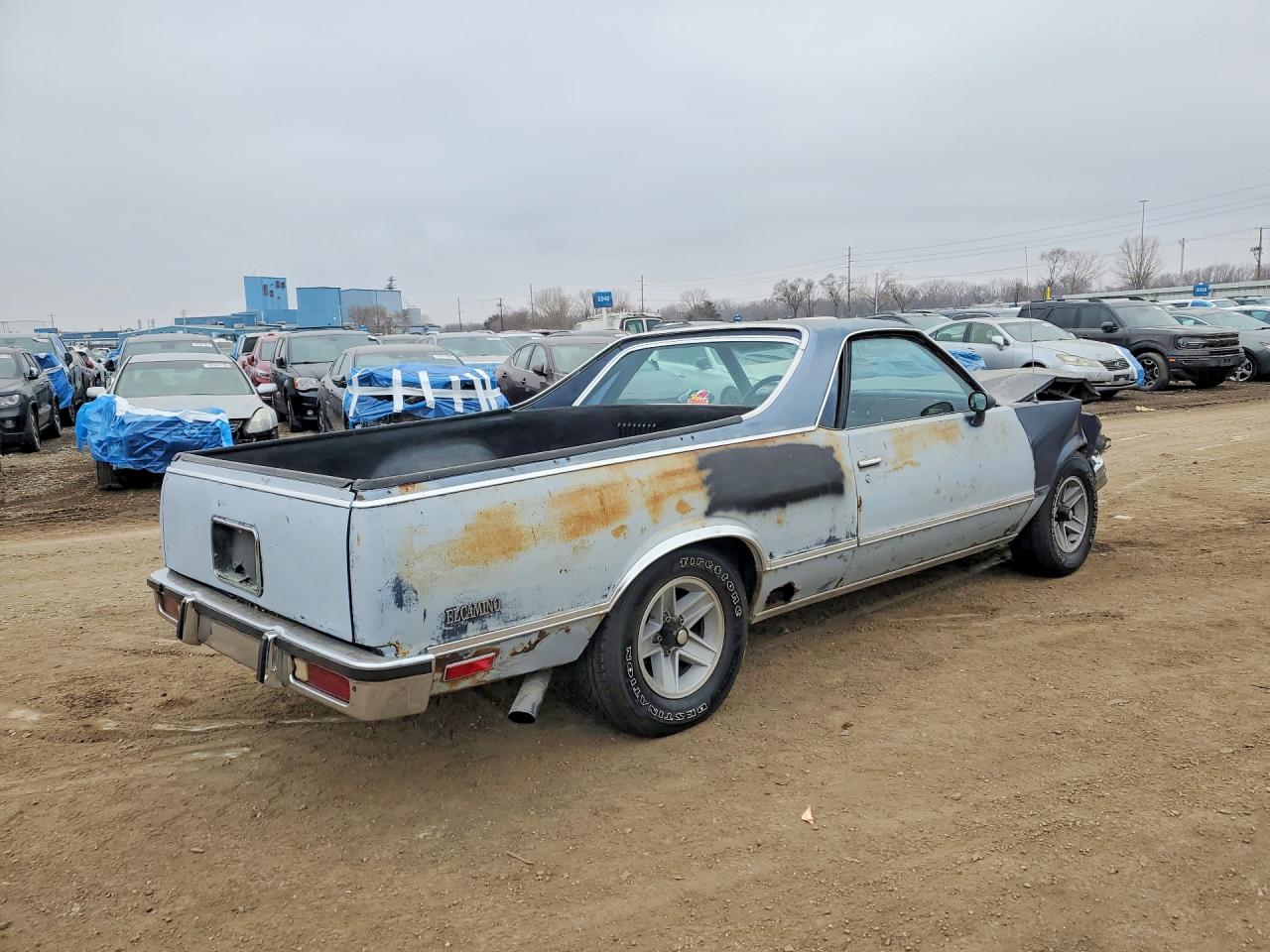 1983 Chevrolet El Camino Gray vin: 1GCCW80H2DR195164
