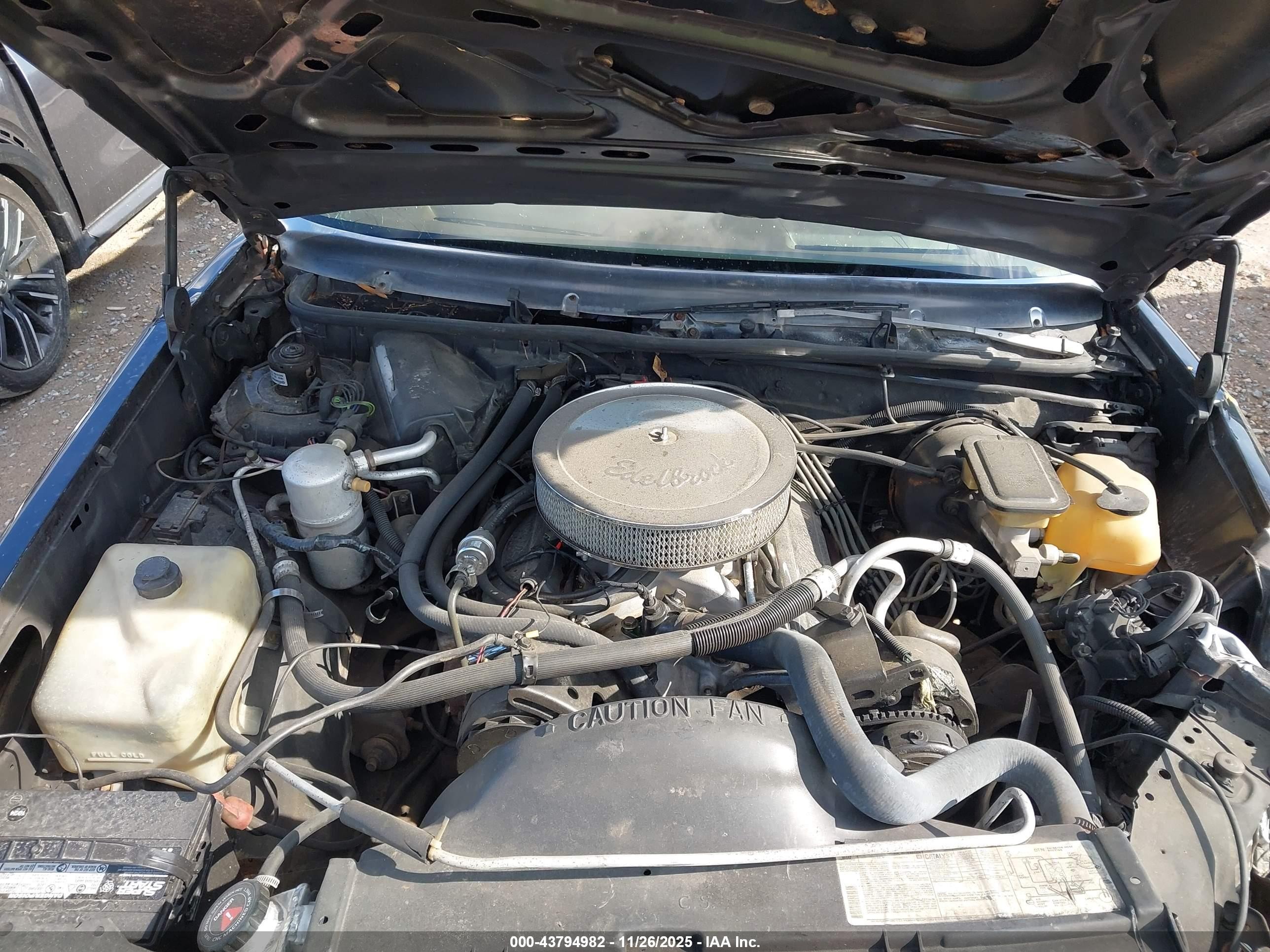 1983 Chevrolet El Camino   Черный vin: 1GCCW80H3DR107948