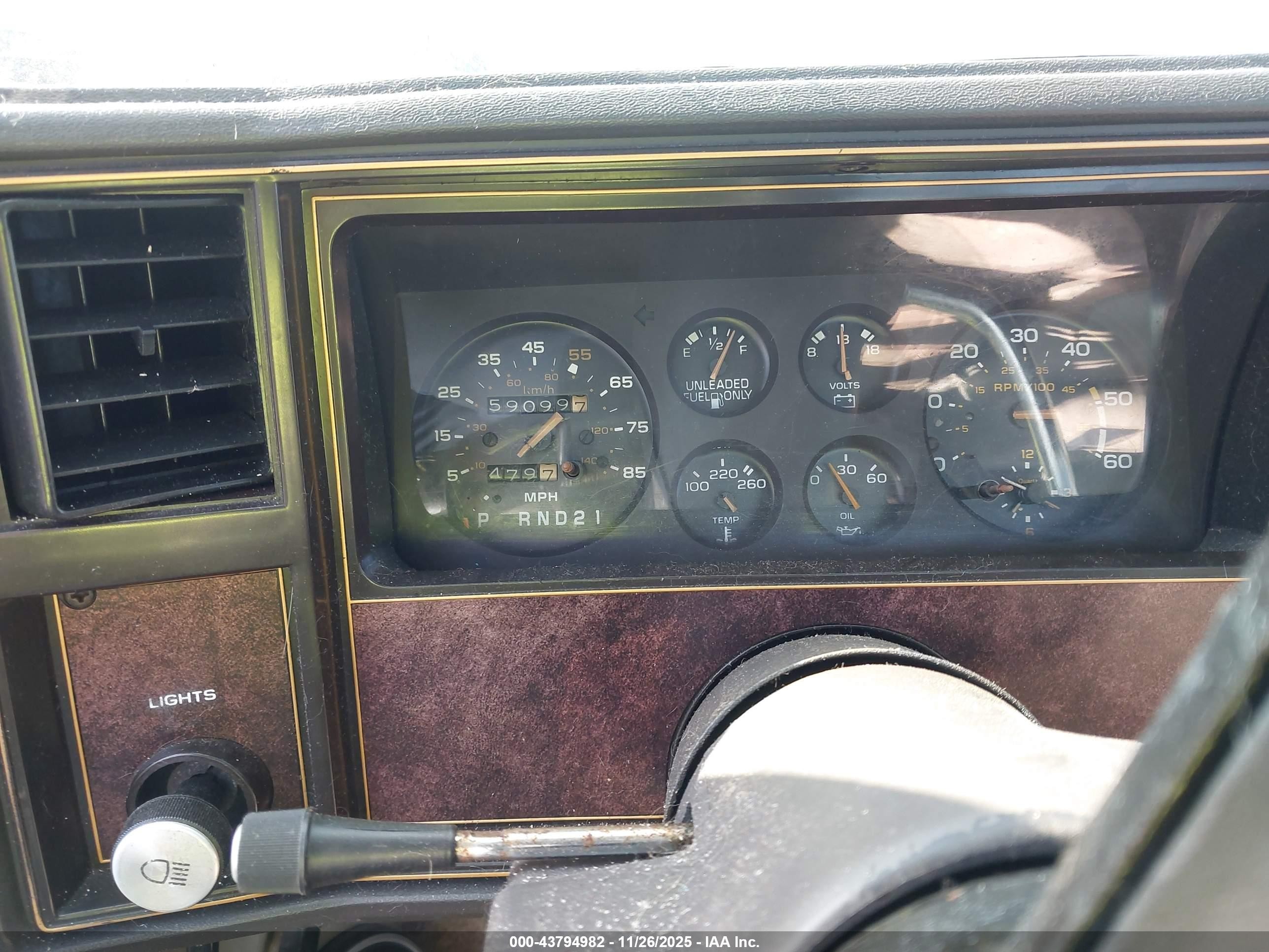 1983 Chevrolet El Camino   Черный vin: 1GCCW80H3DR107948