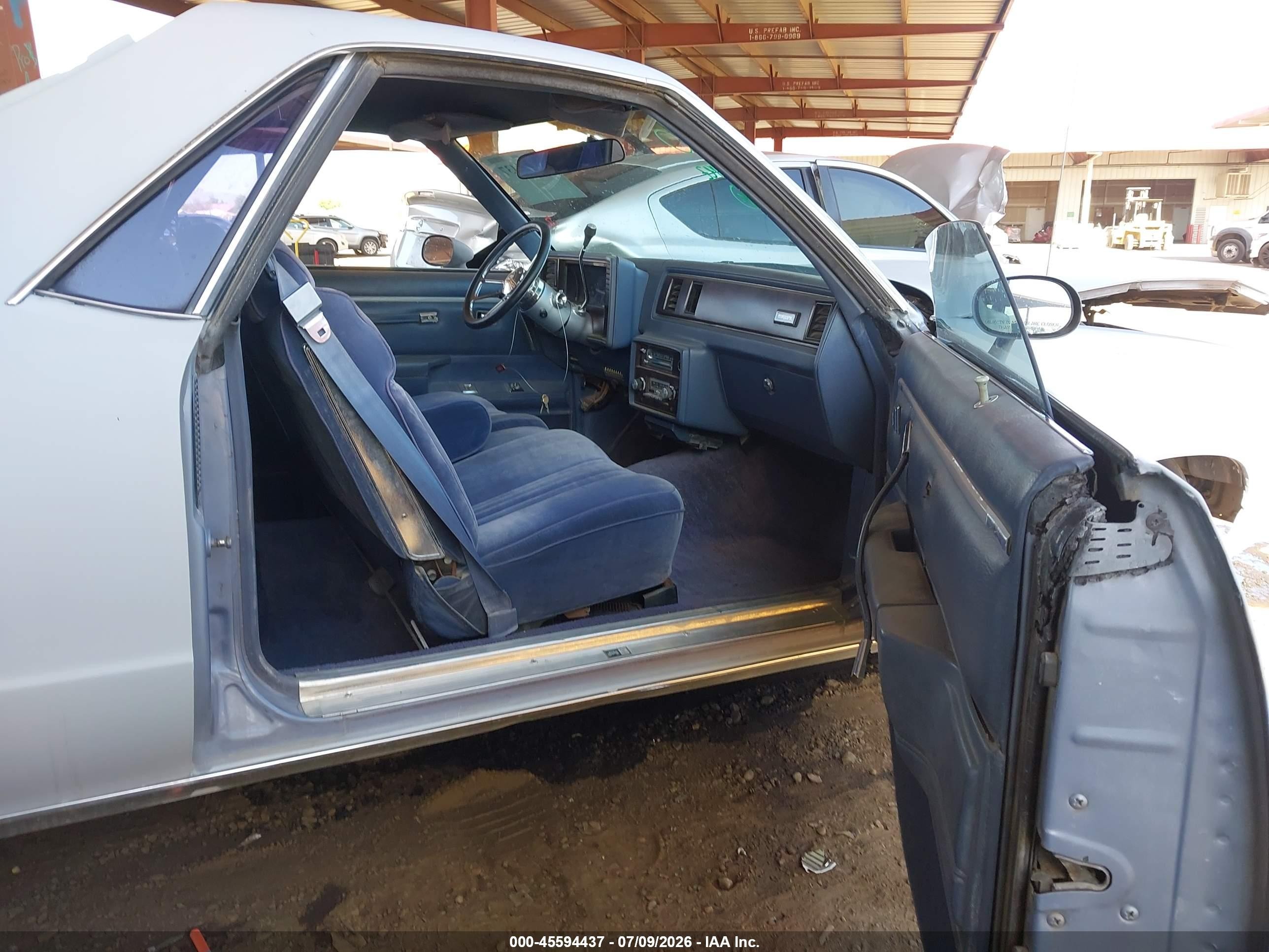1983 Chevrolet El Camino   Серый vin: 1GCCW80H4DR132101