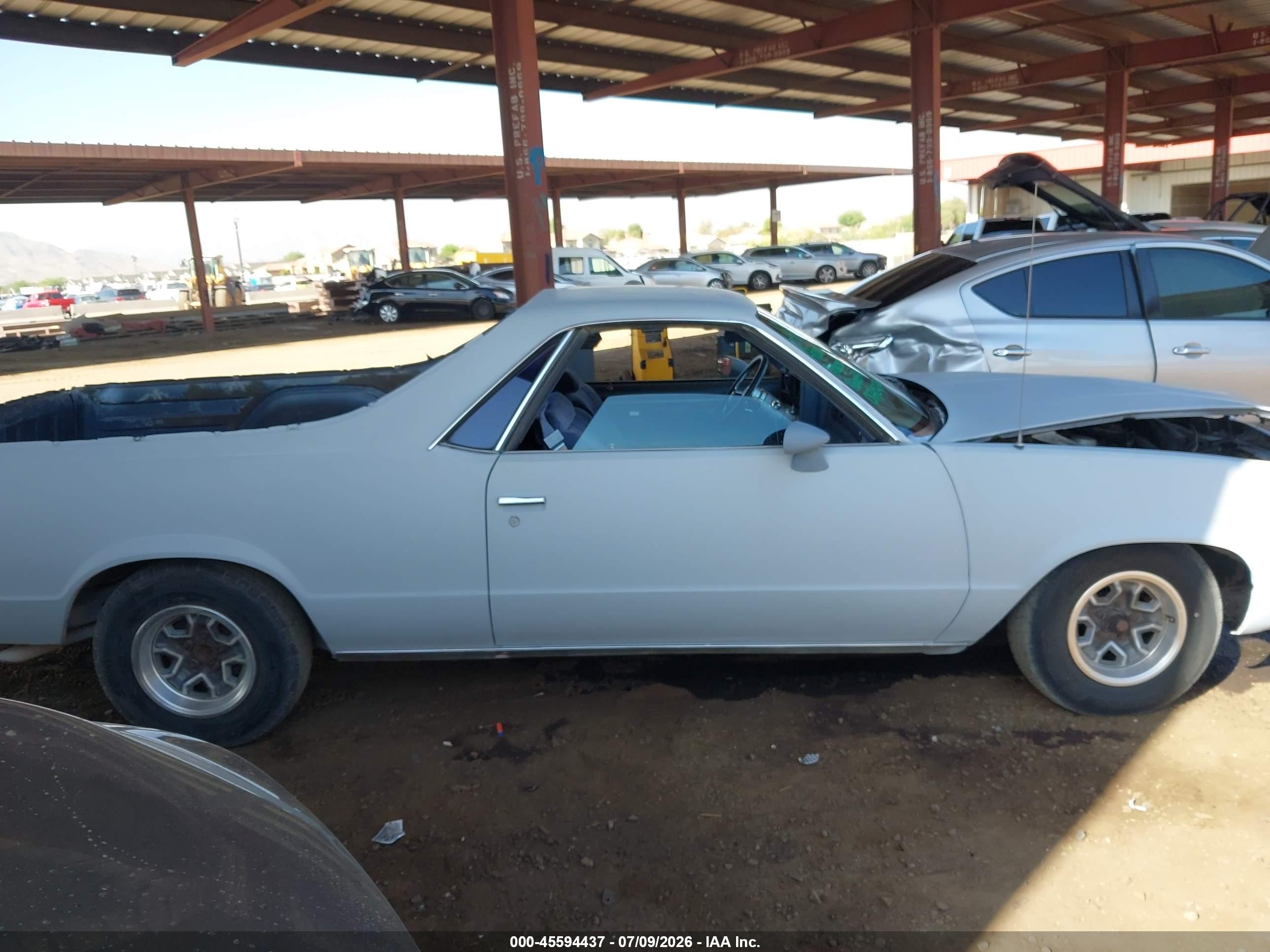1983 Chevrolet El Camino   Серый vin: 1GCCW80H4DR132101