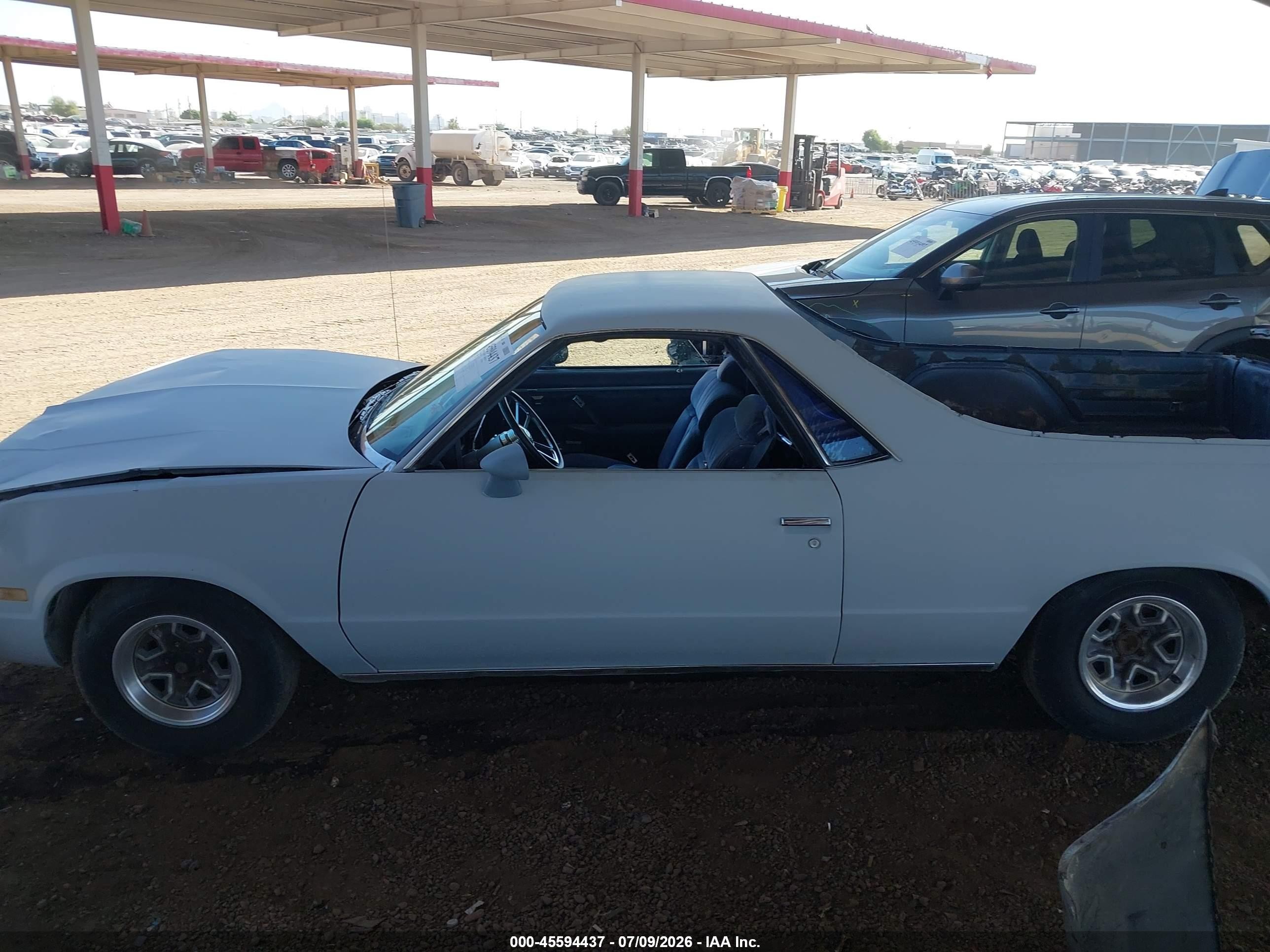1983 Chevrolet El Camino   Серый vin: 1GCCW80H4DR132101