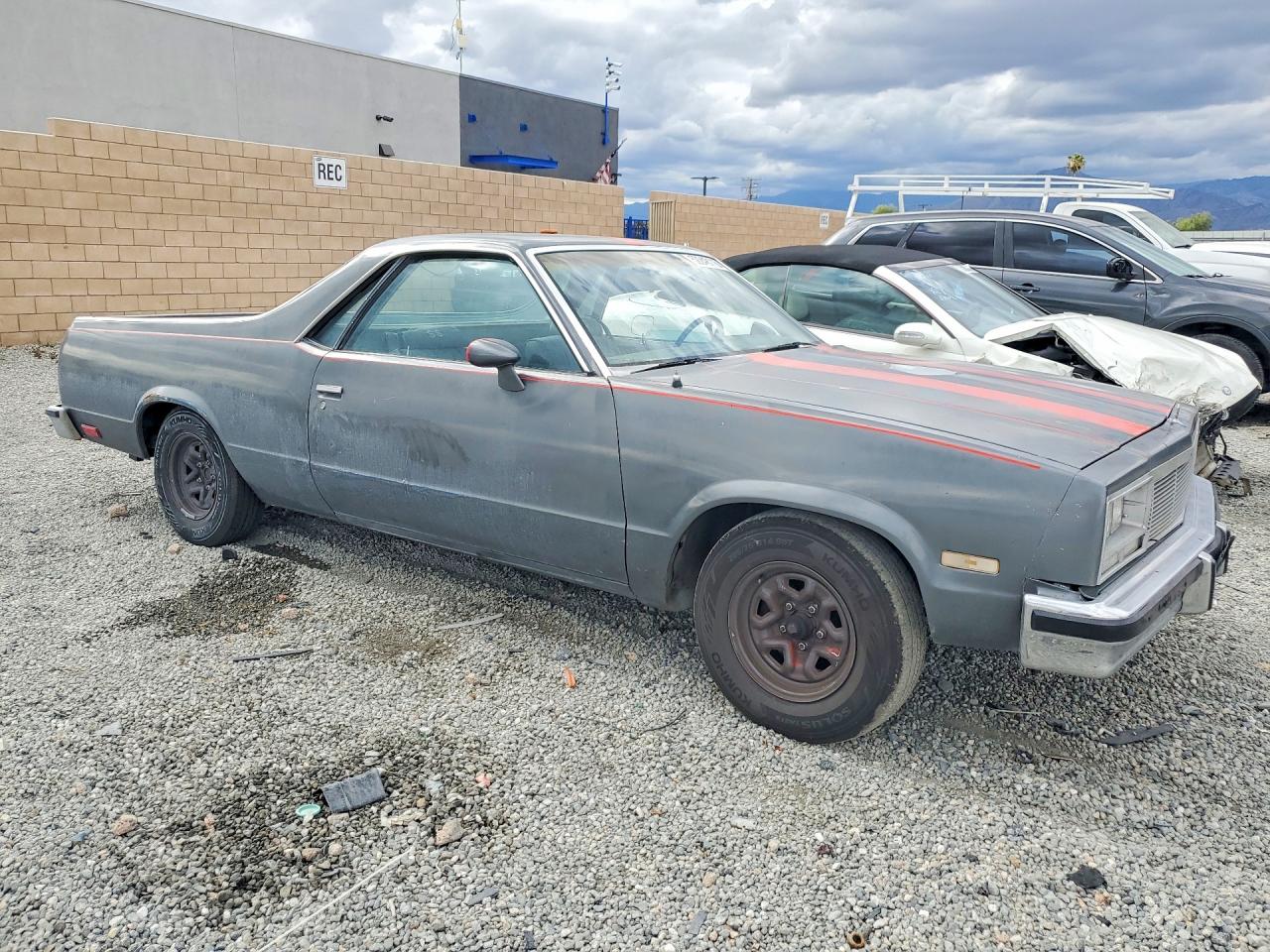 1983 Chevrolet El Camino Gray vin: 1GCCW80H4DR207489