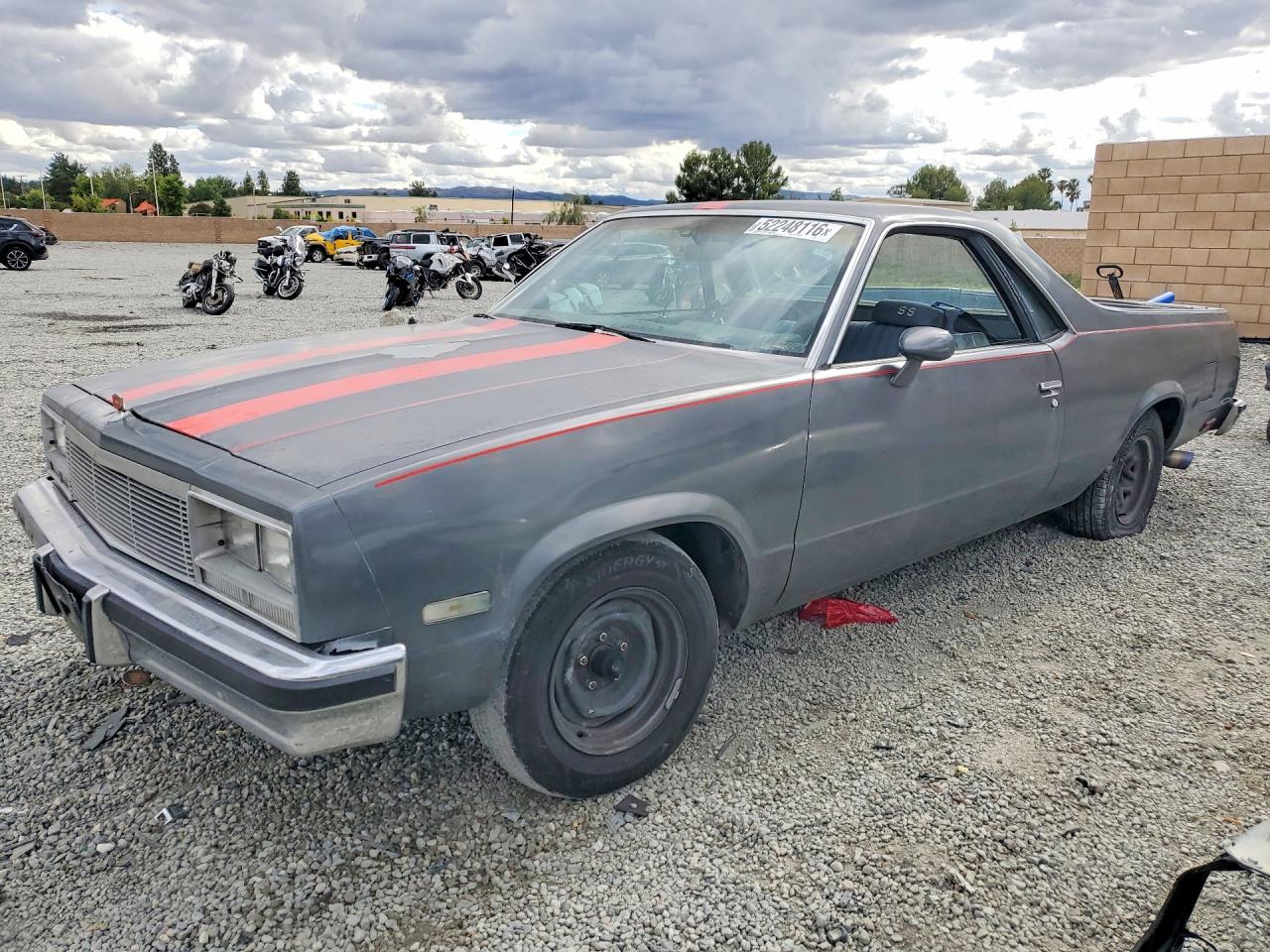 1983 Chevrolet El Camino Серый vin: 1GCCW80H4DR207489
